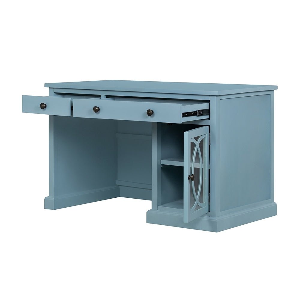 50x26x31" Blue Desk