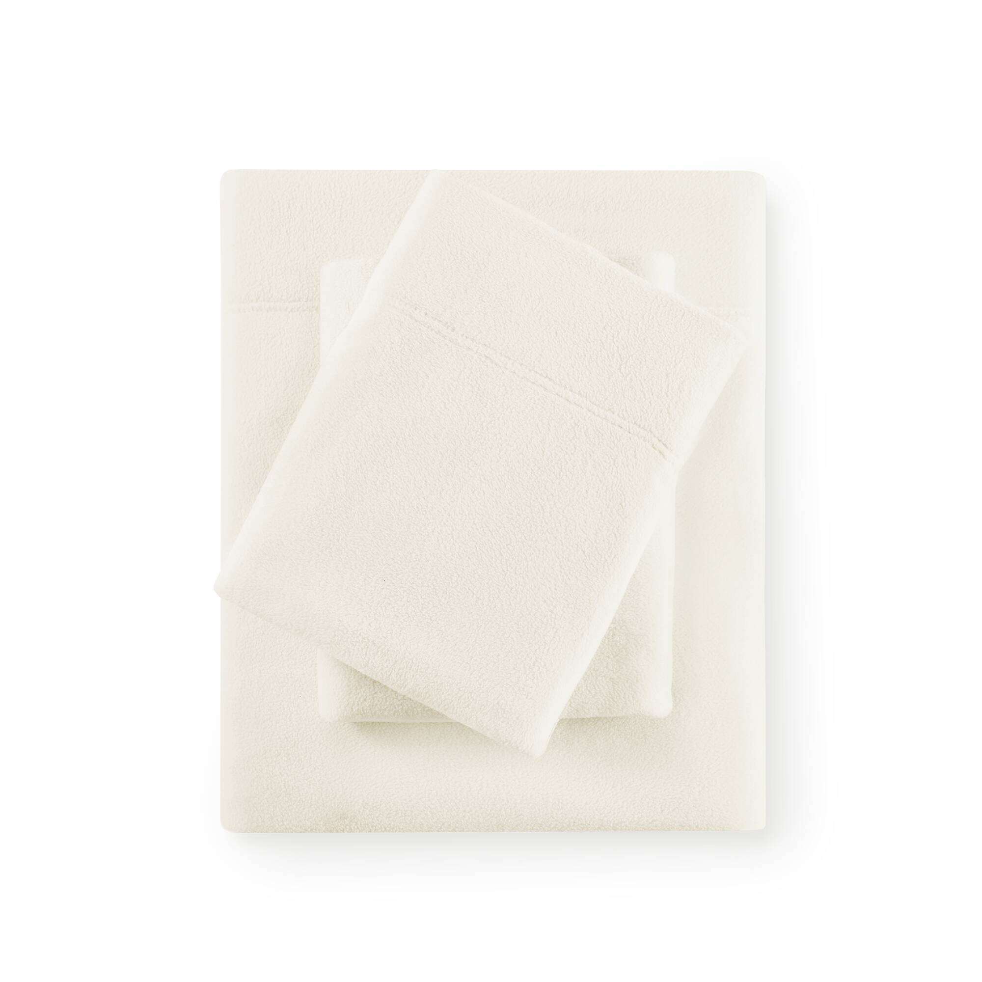 Micro Fleece - Twin Sheet Set - Ivory