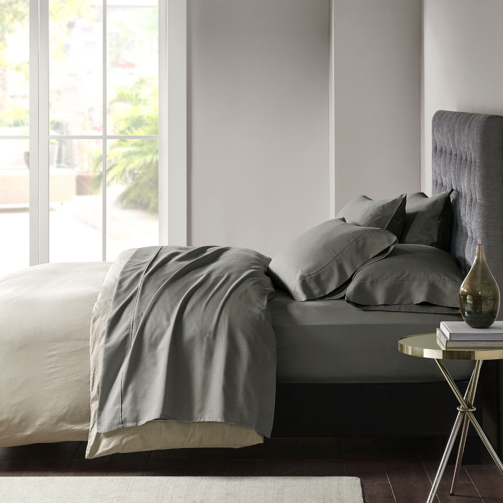 800 Thread Count - King Sheet Set - Charcoal