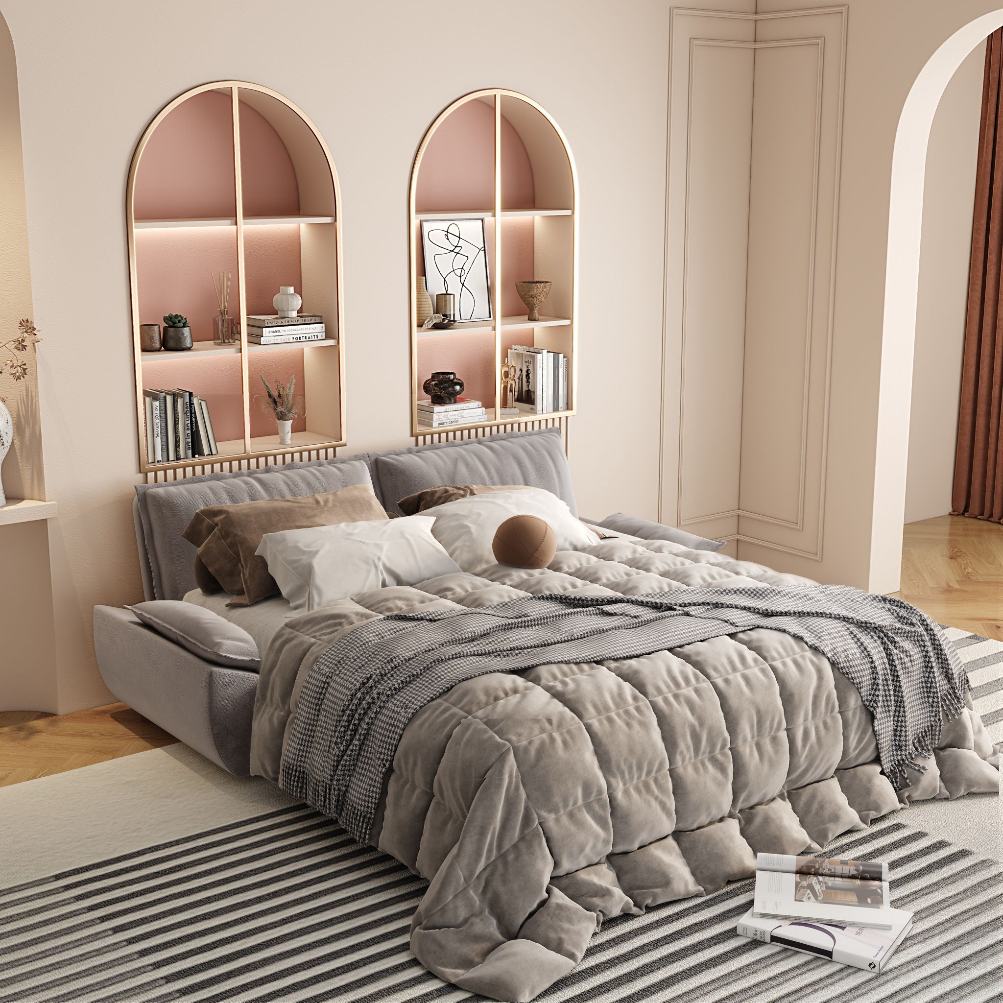 Queen Pull Out Bed, 3 In 1 Convertible Sleeper Sofa