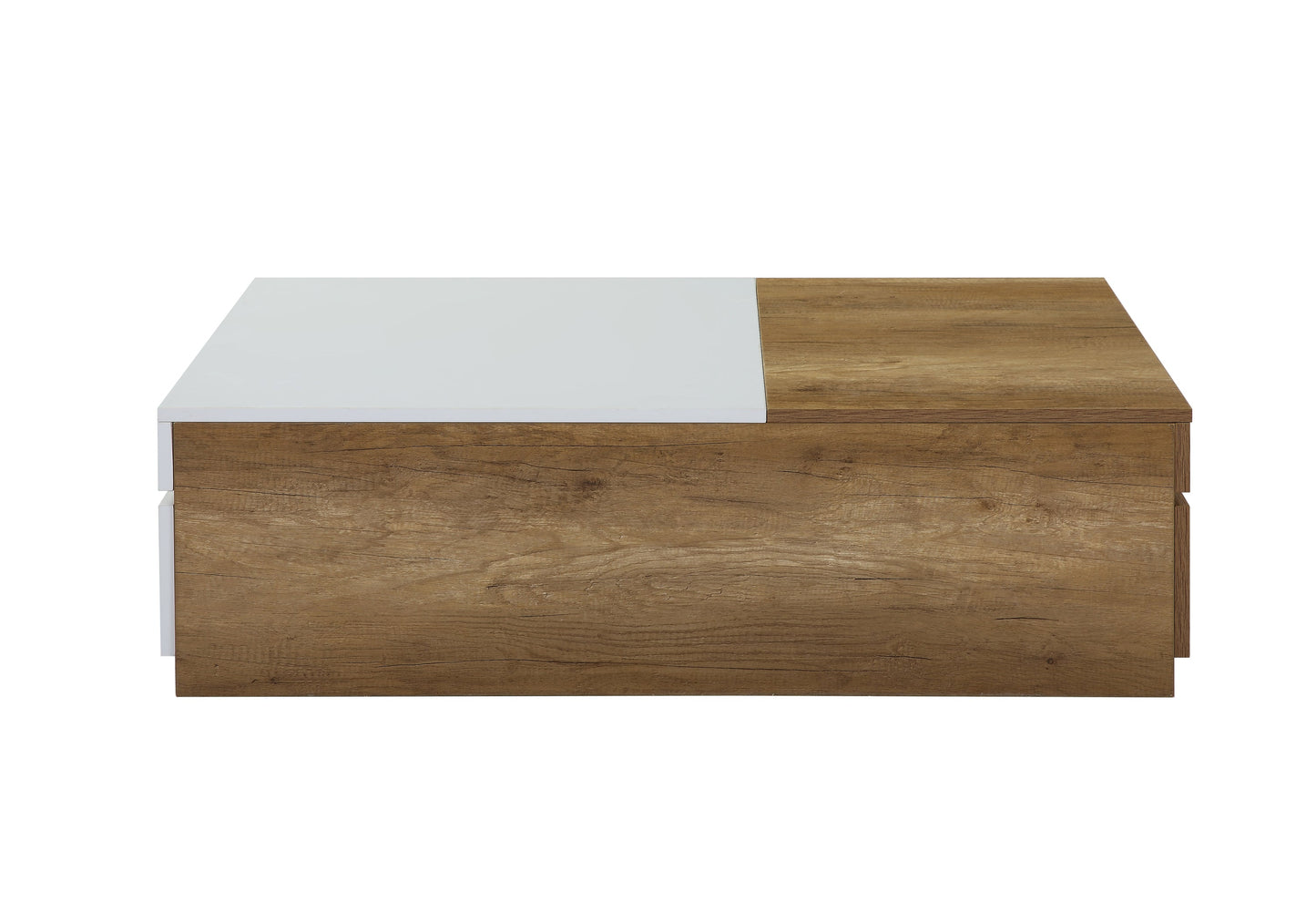 ACME Aafje Coffee Table in Oak & White Finish LV00797