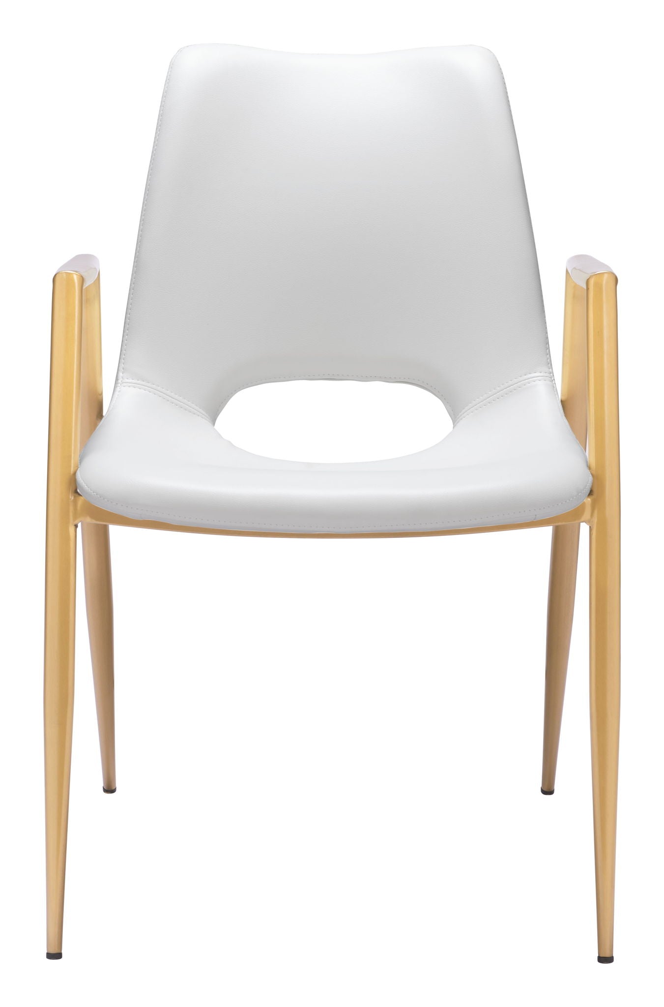 Desi - Dining Chair With Gold Legs (Set of 2)
