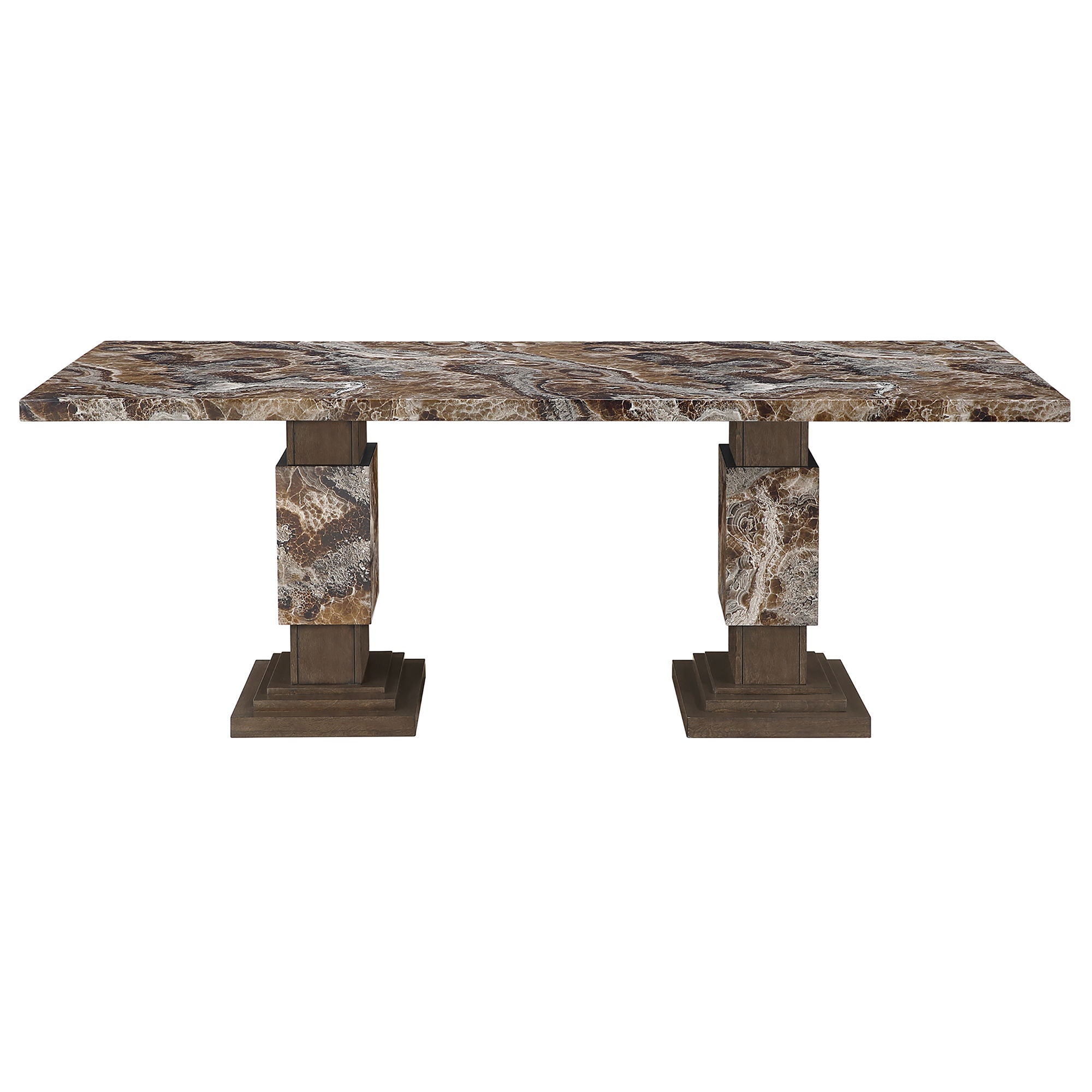 D12DT - Dining Table - Brown