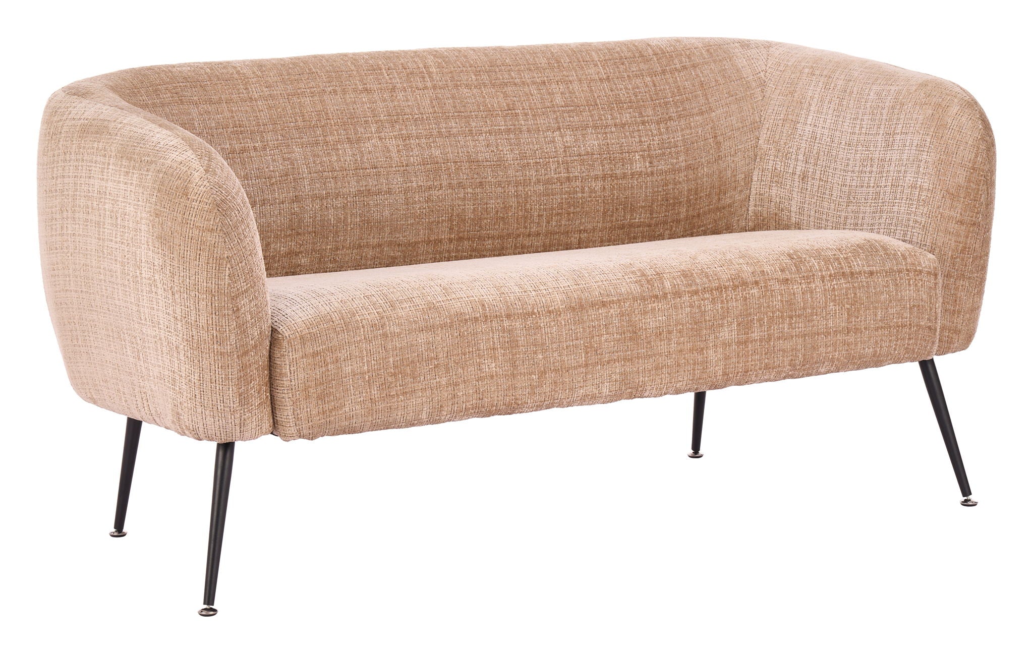 Racine - Loveseat - Linen Beige / Brown