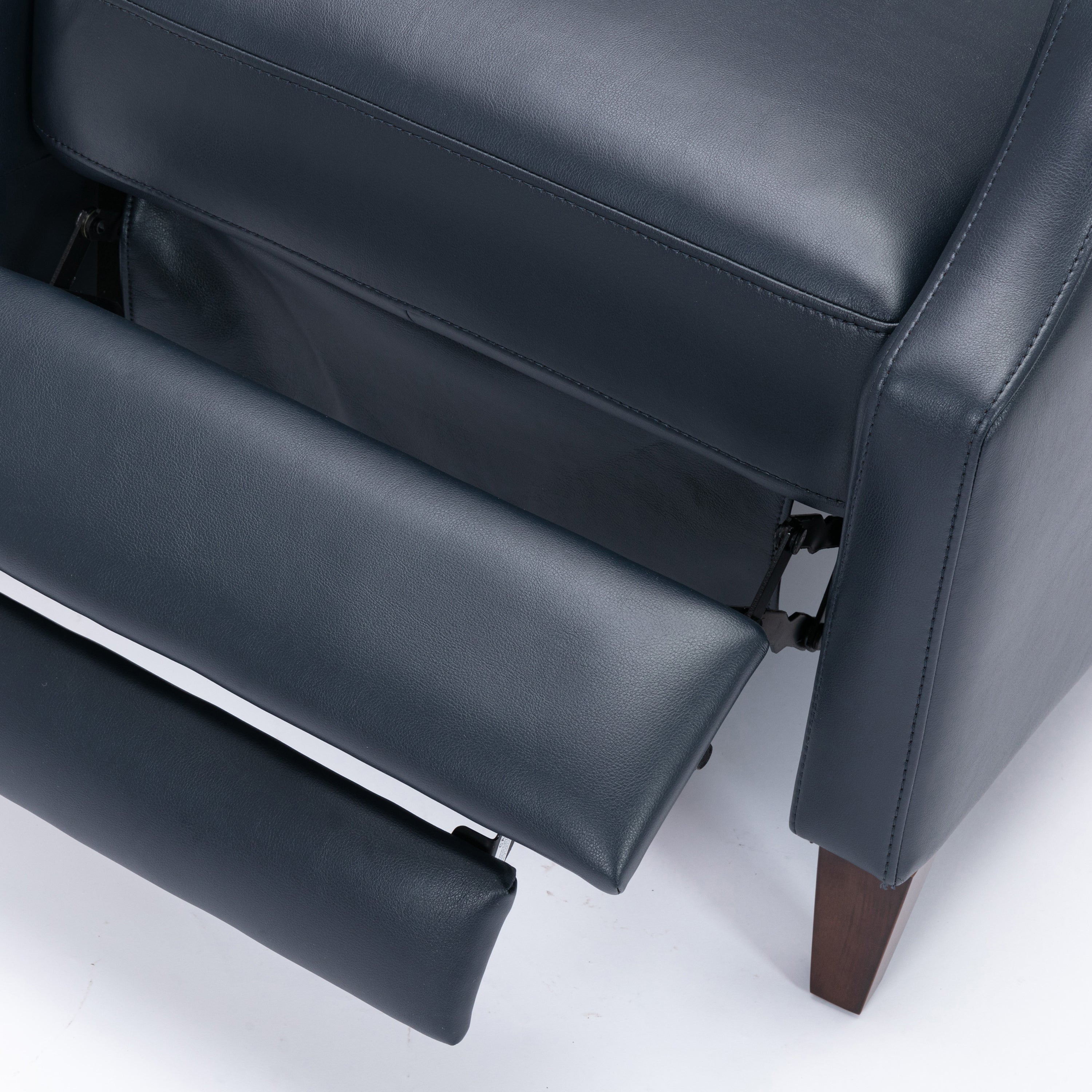 Biscoe Push Back Recliner - Midnight Blue