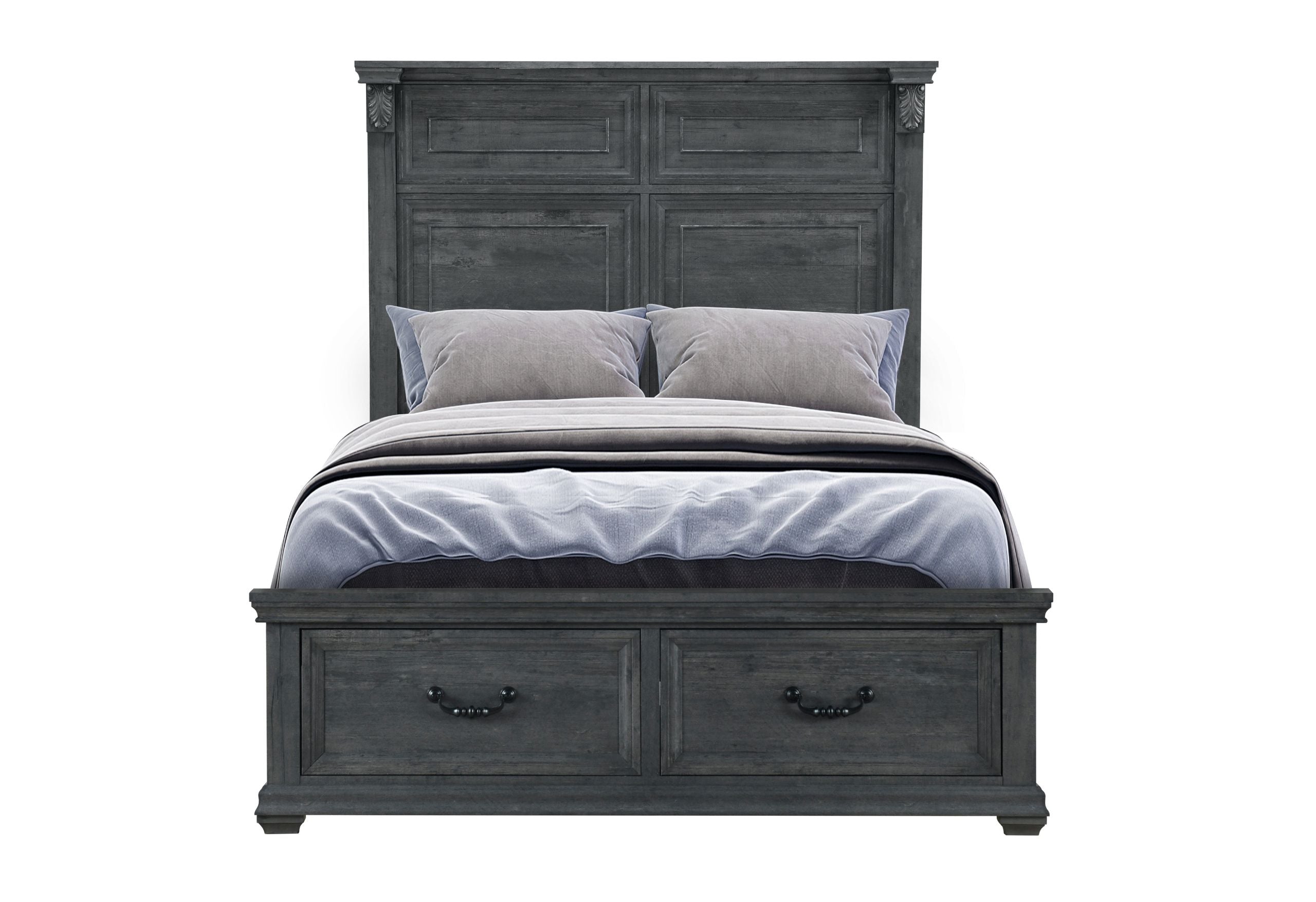 Tatum - Full Bed With Storage - Gray