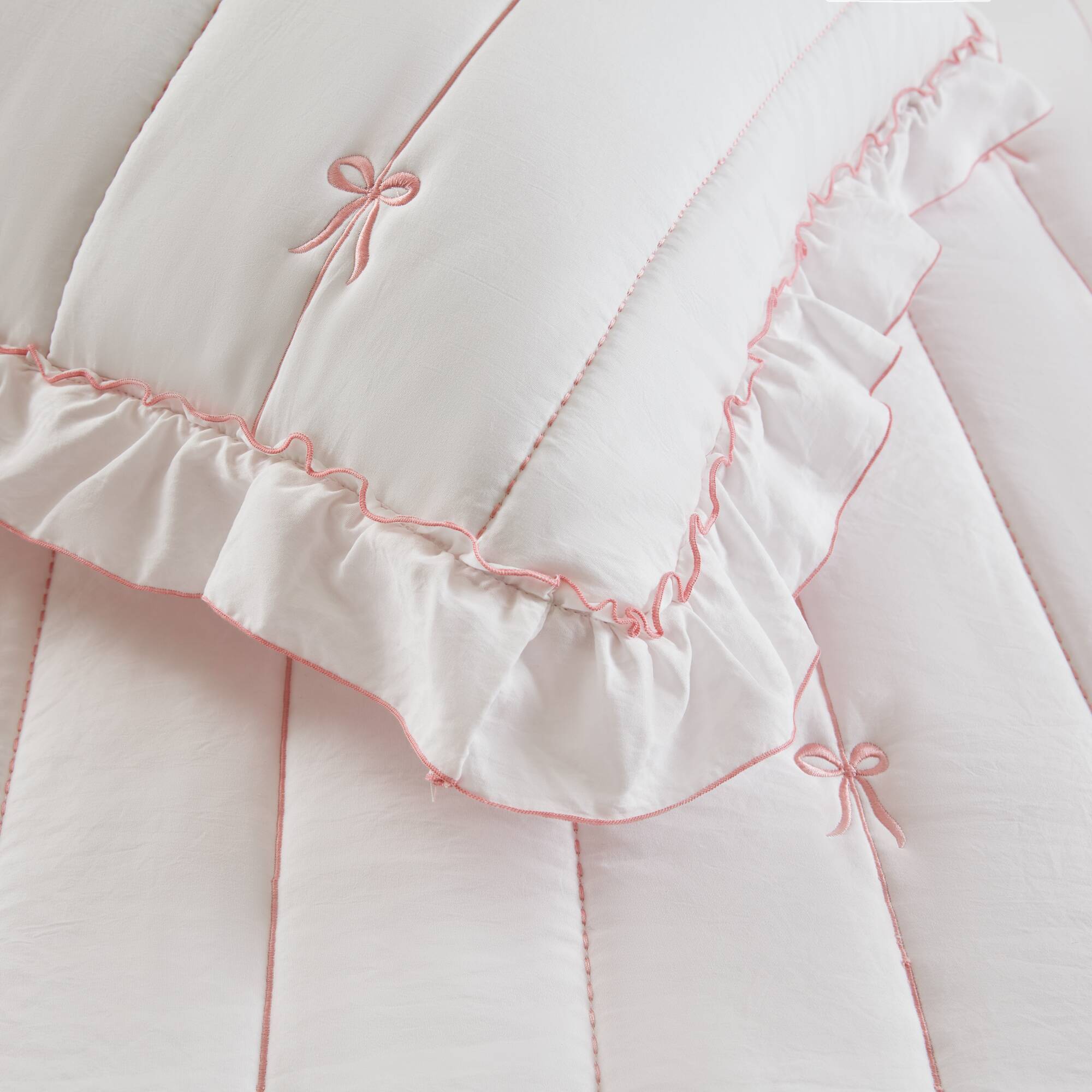 Liv - Quilt Set - Pink