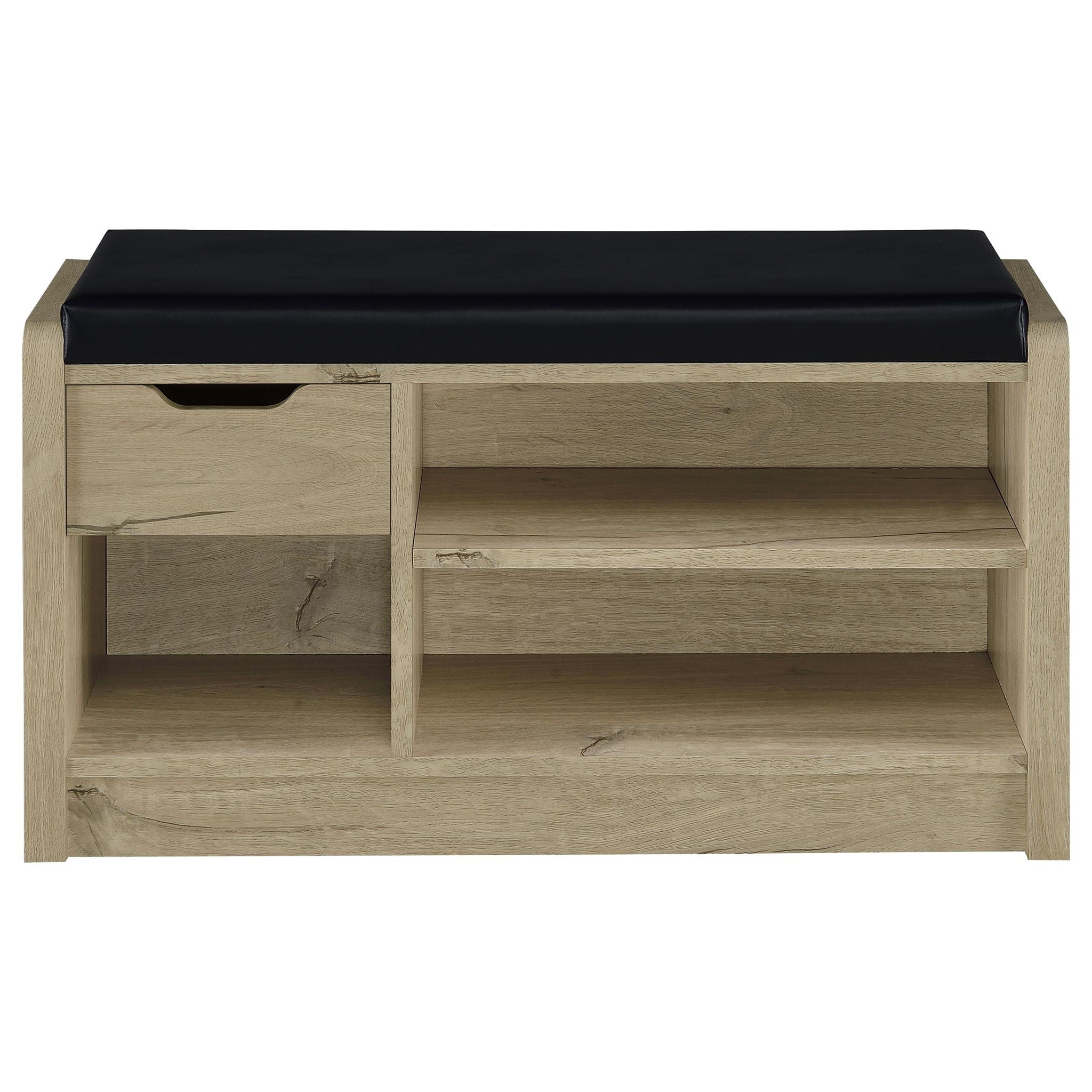 Astor - Open Shelf Storage Bench