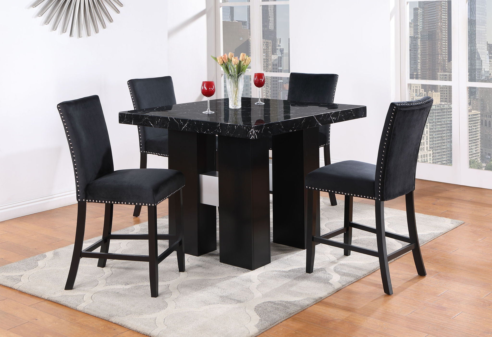D04 - Bar Table Top - Black