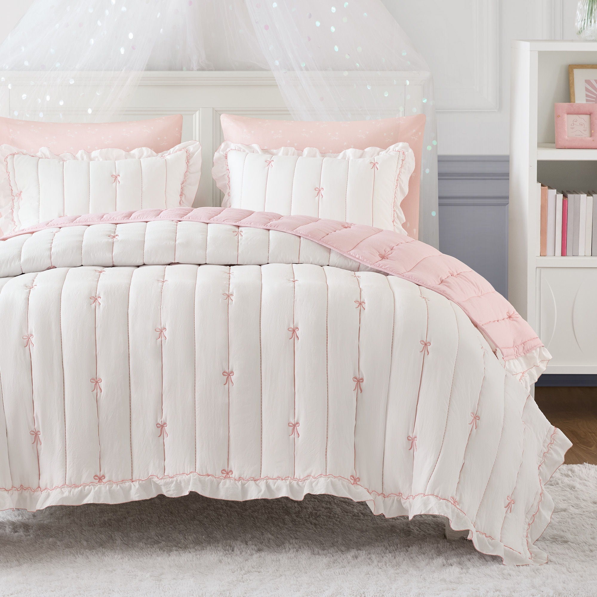Liv - Quilt Set - Pink