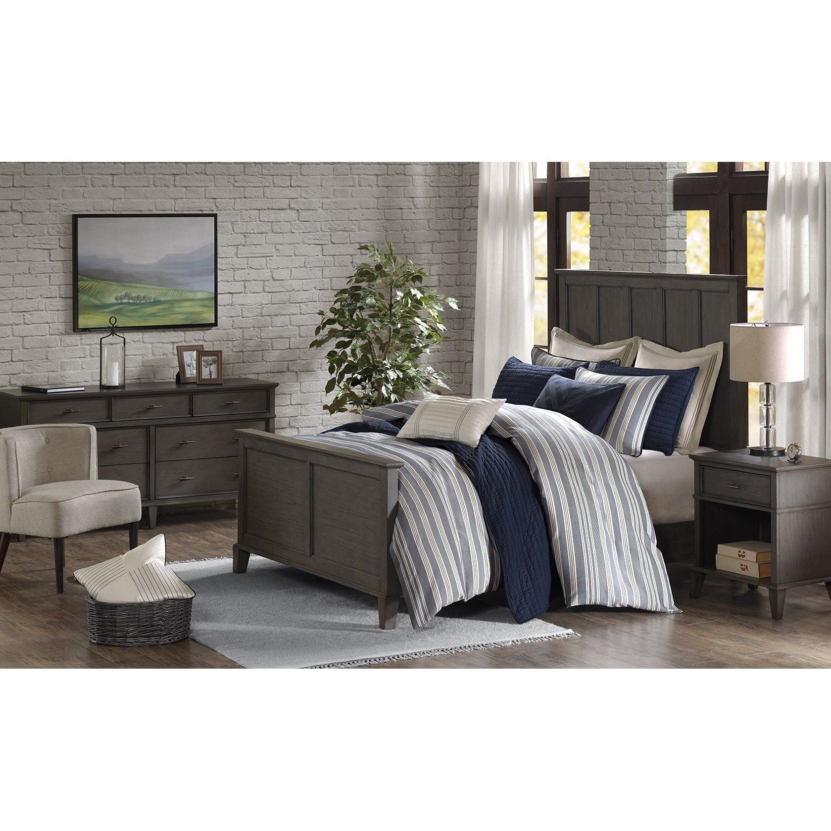 Farmhouse - Comforter Set - Blue