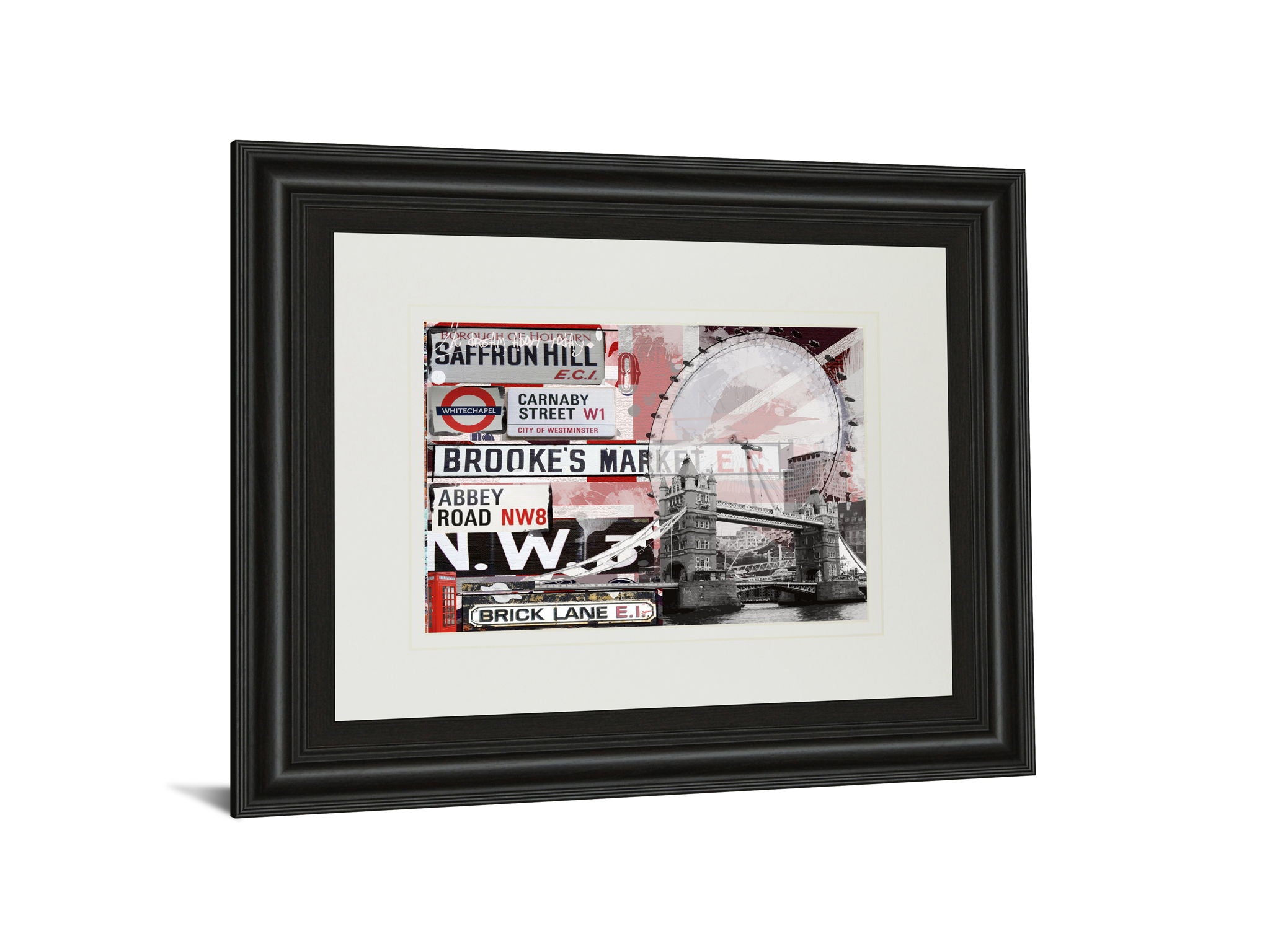 Saffron Hill By Andrew Cotton - Framed Print Wall Art - Gray