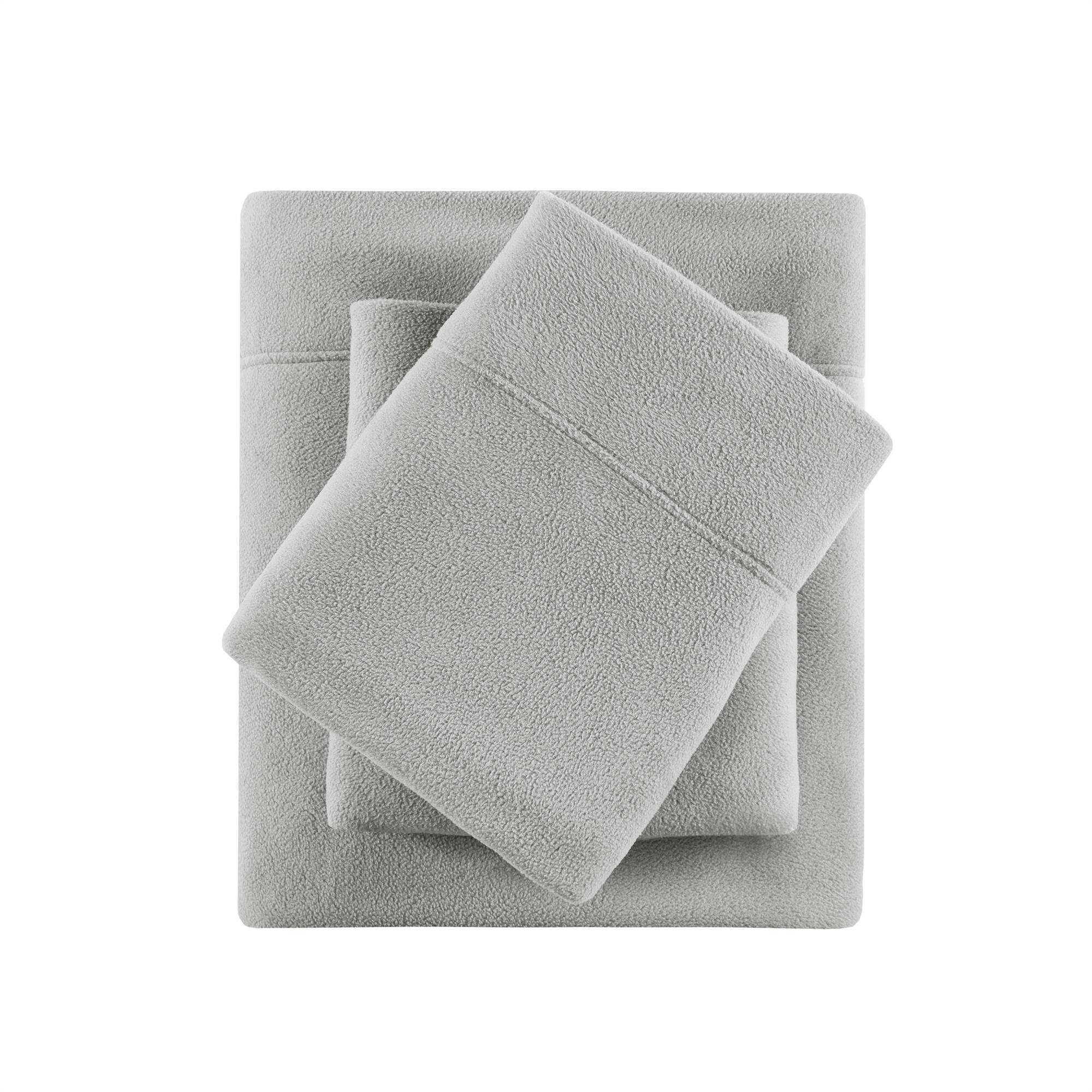 Micro Fleece - California King Sheet Set - Gray