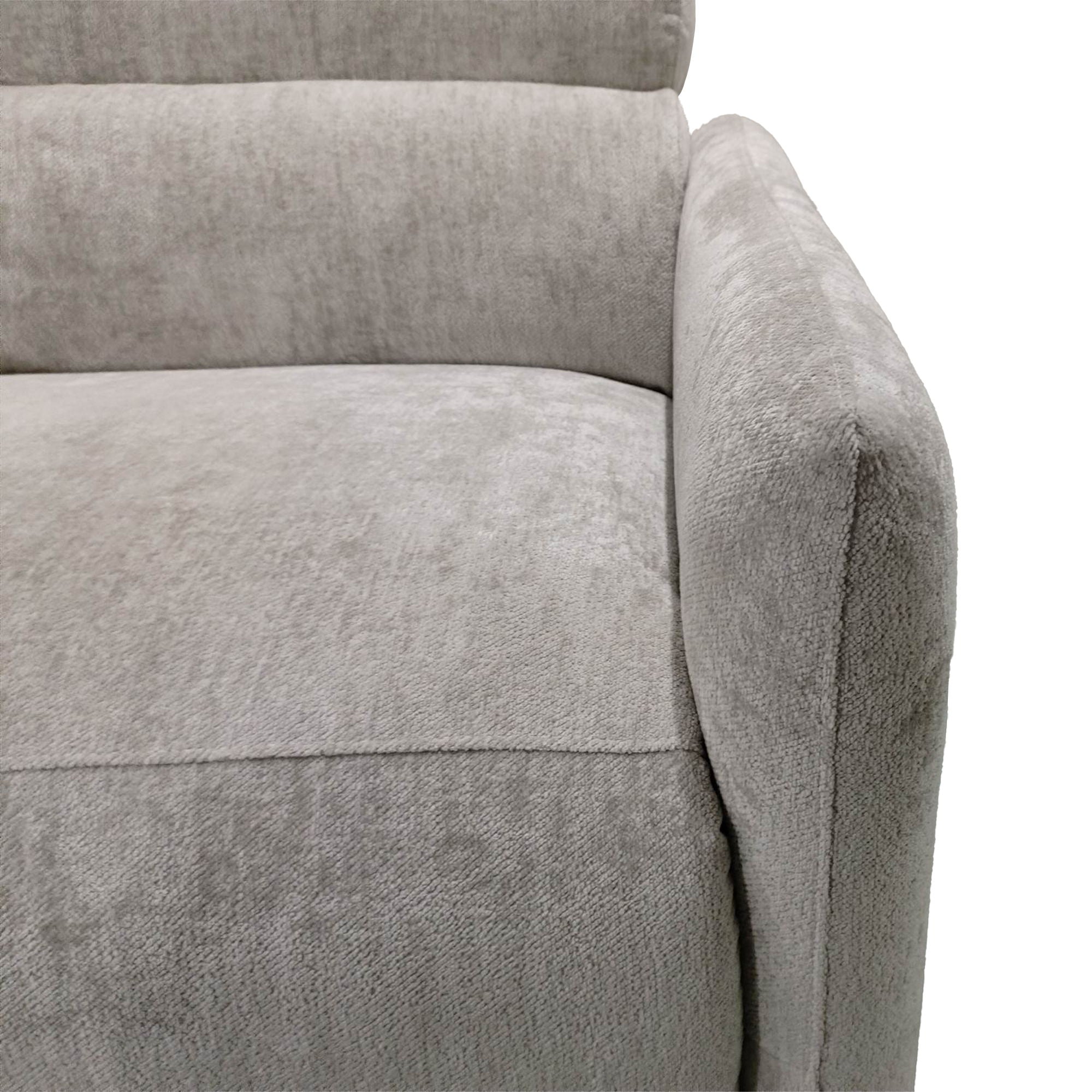 Ava - Power Modern Recliner - Light Gray