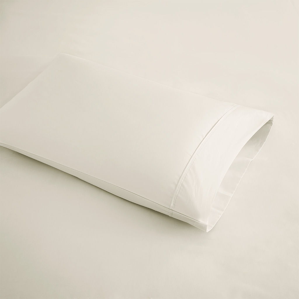 600 Thread Count - Cooling Cotton Blend 4 Piece King Sheet Set - Ivory