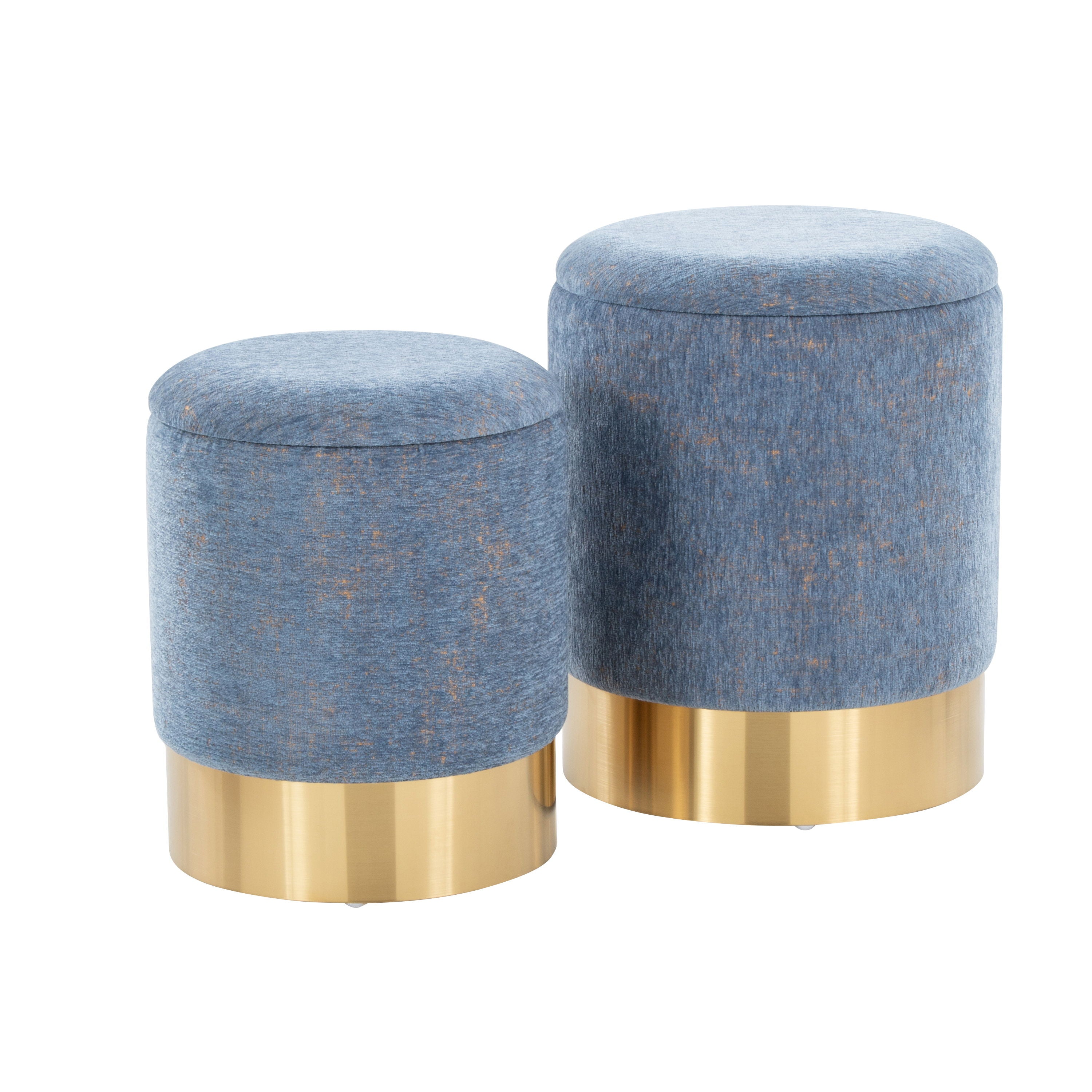 Marla - Contemporary Nesting Ottoman Set