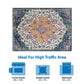 Boho Medallion Woven Area Rug