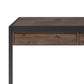 Erina - Large Desk - Rustic Natural Aged Brown