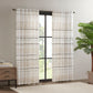 Cotton Printed Curtain Panel with tassel trim and Lining