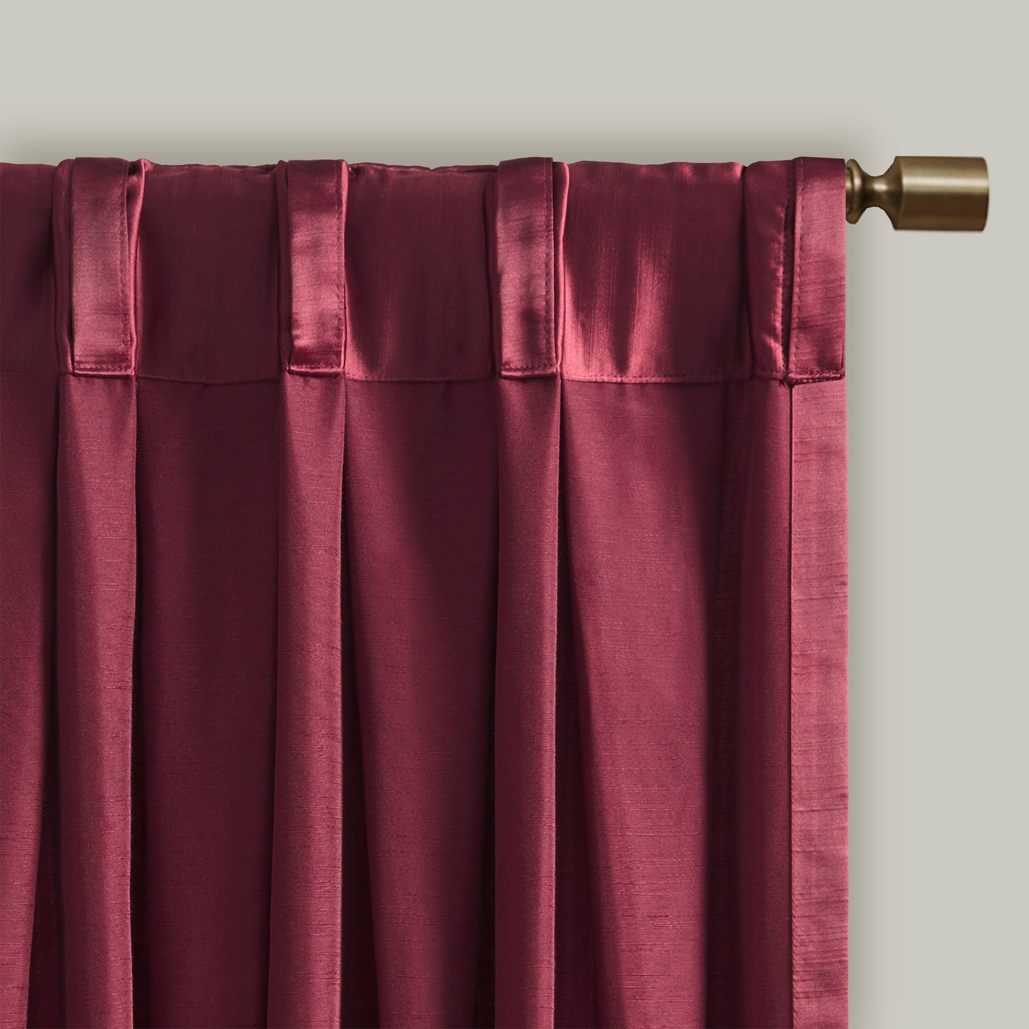 Pleat Curtain Panel with Tieback (Single)