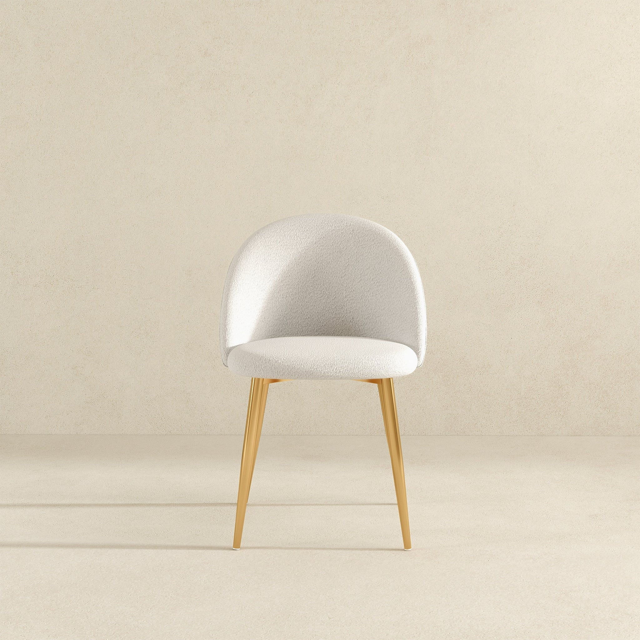 Marion - Dining Chair (Set of 2) - Gold / White