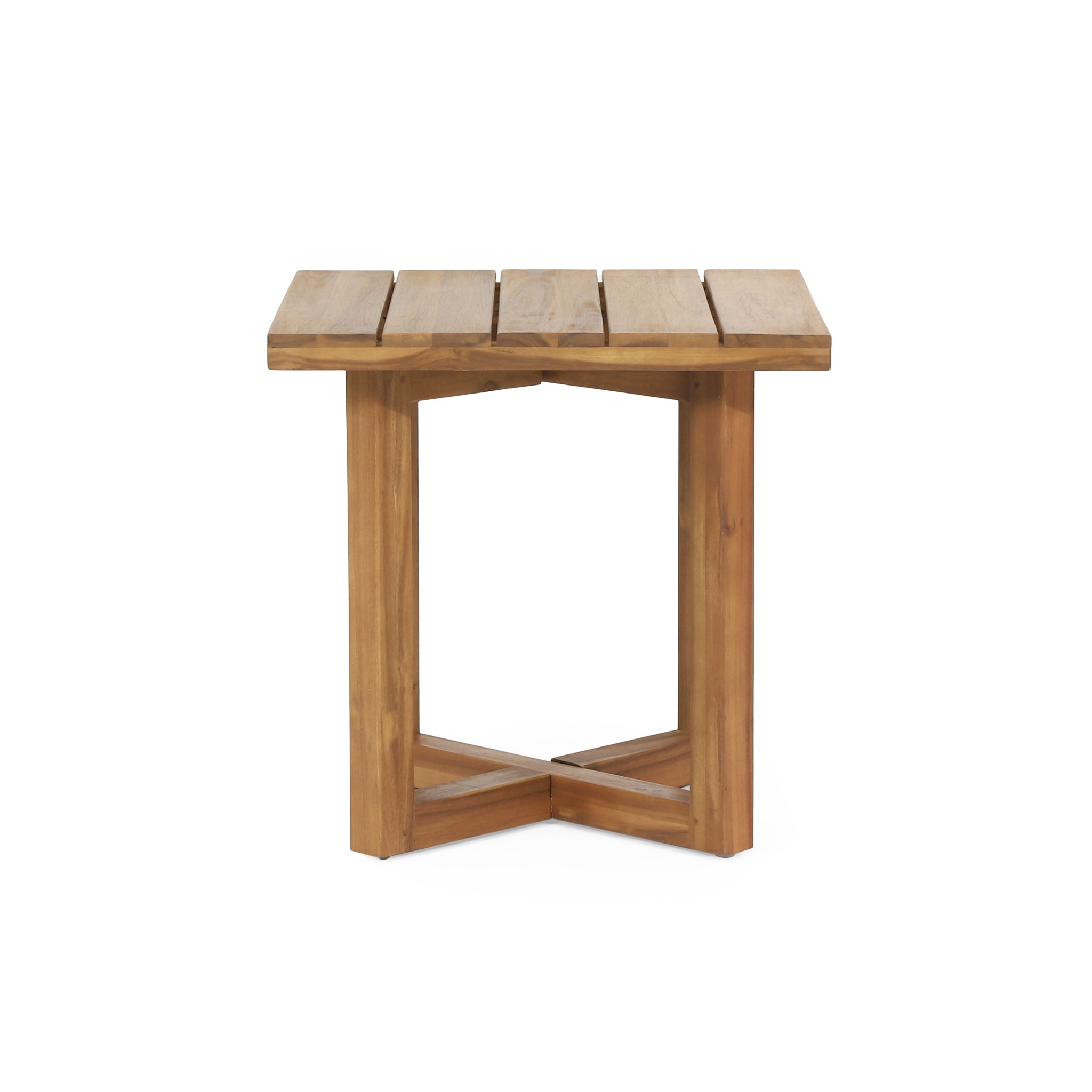 Ella - Square Side Table With Cross Stretcher Base