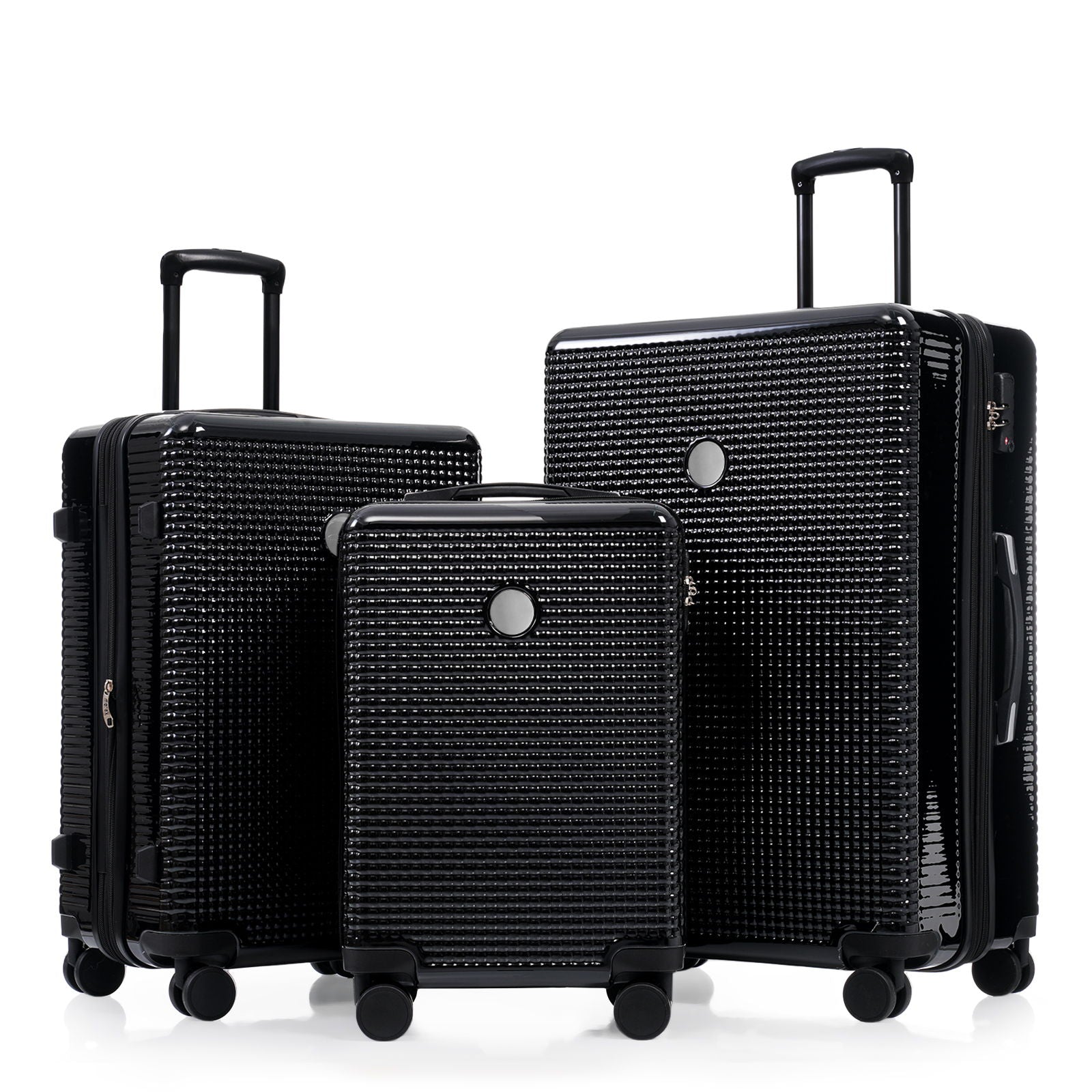 Luggage Sets 3 Piece Hardshell Suitcases With Wheels, Lightweight Expandable Travel Luggage With Tsa Lock, Carry-On, Checked Luggage (20" 24" 28")