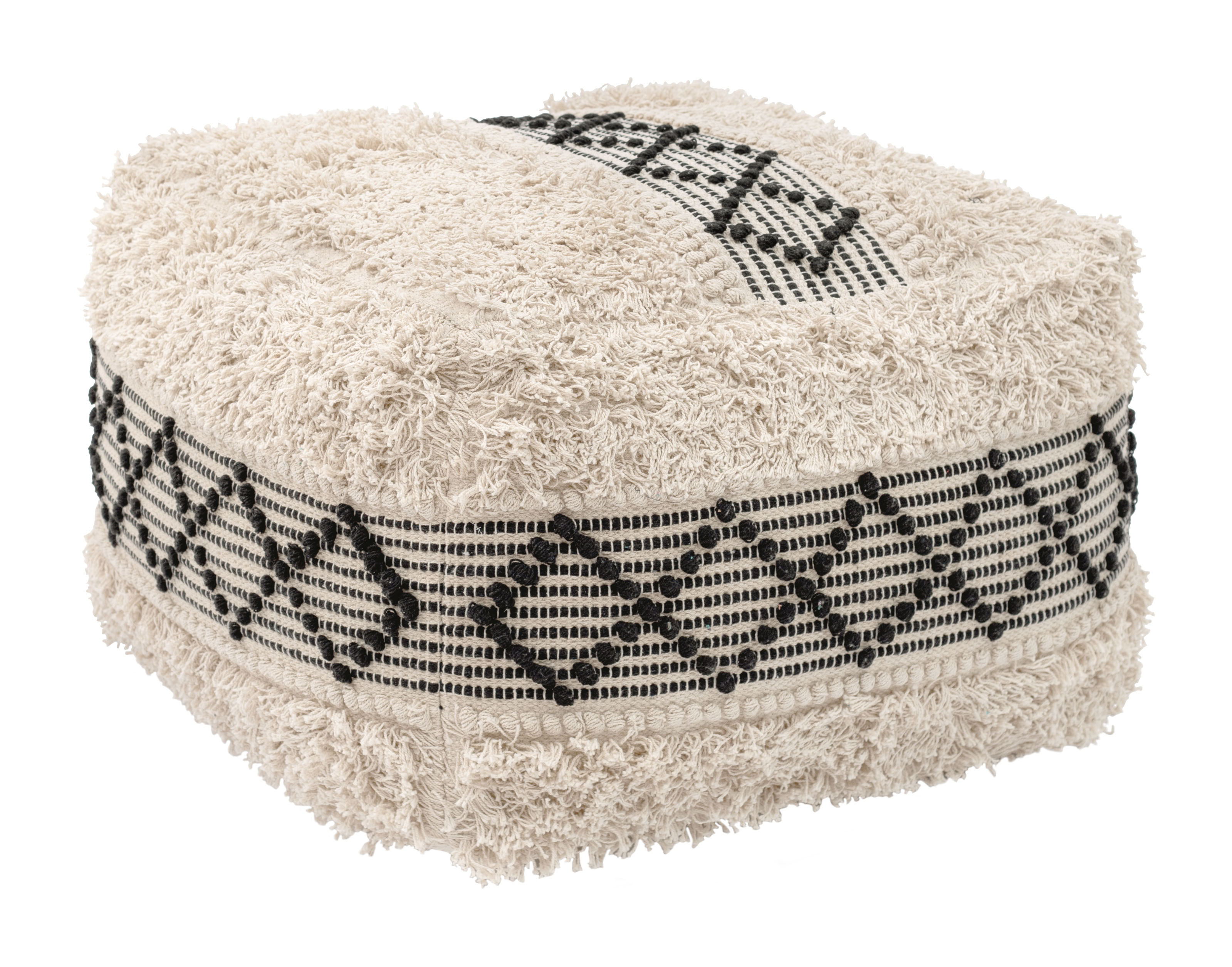 Pisco - Ottoman - Beige / Black