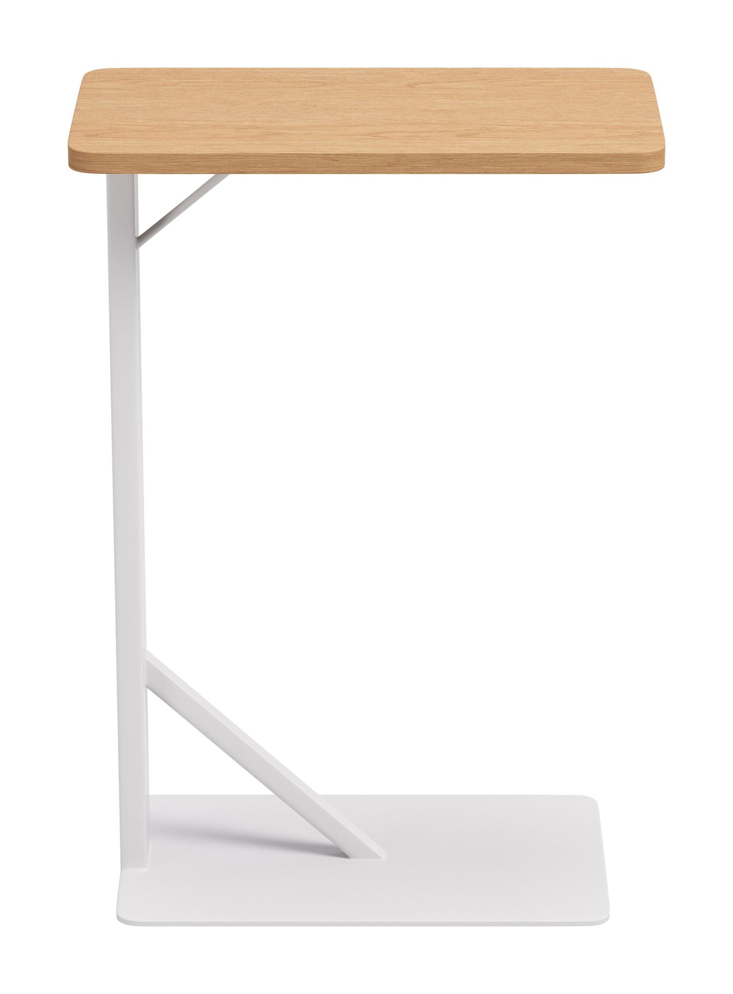 Pebble - Side Table - Light Brown / White