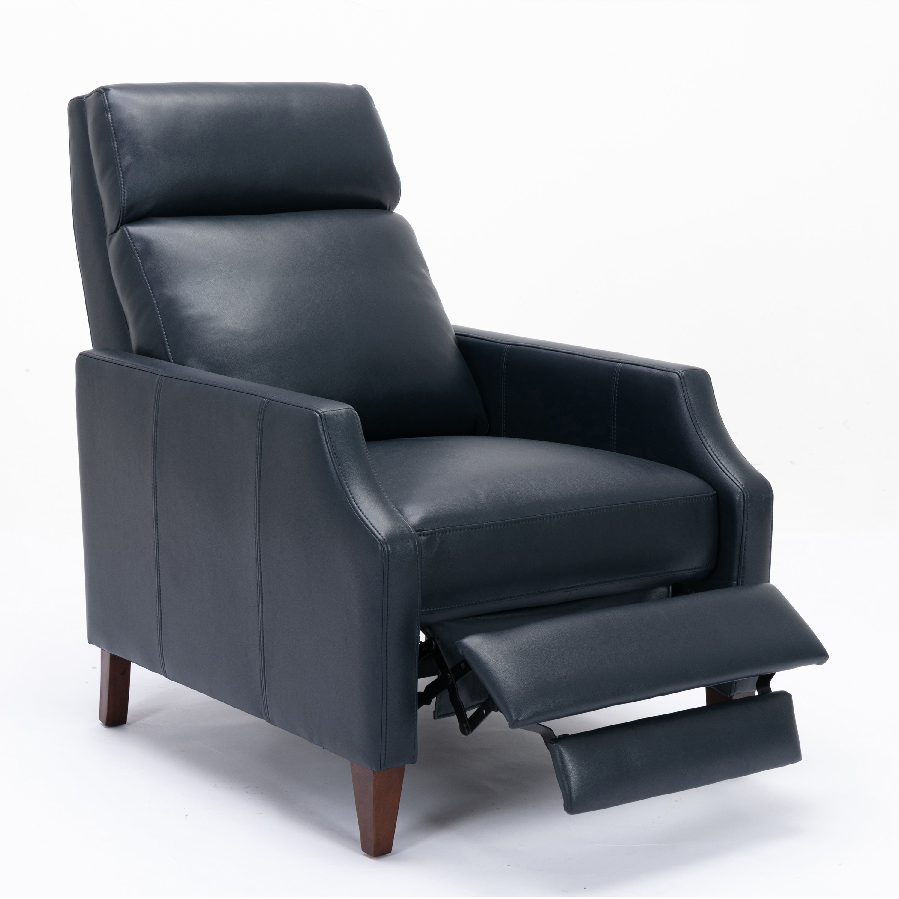 Biscoe Push Back Recliner - Midnight Blue