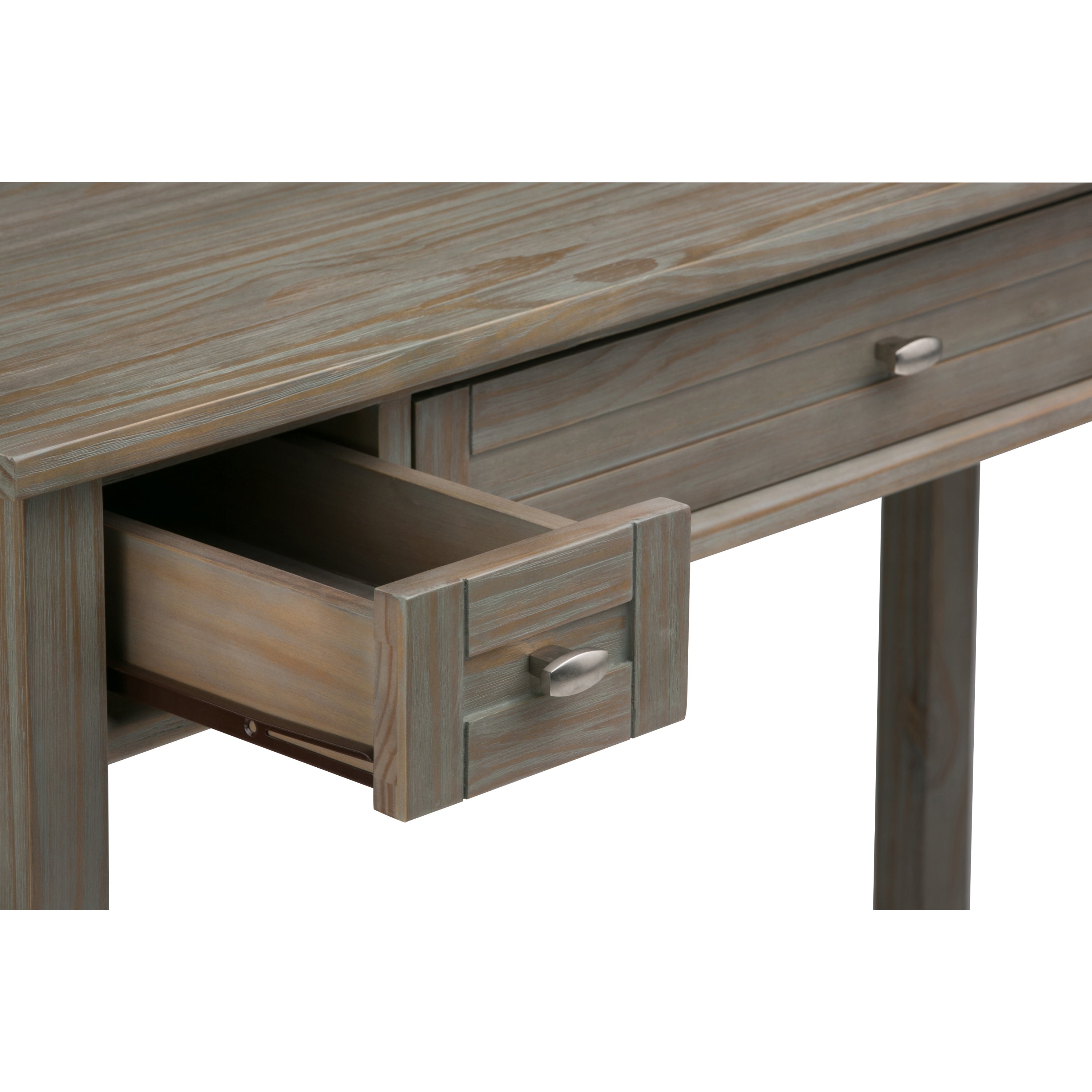 Warm Shaker - Desk - Distressed Grey