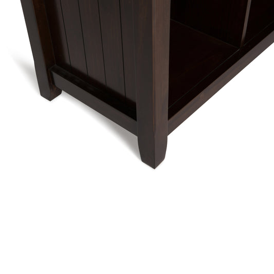 Acadian - 9 Cube Bookcase and Storage Unit - Brunette Brown