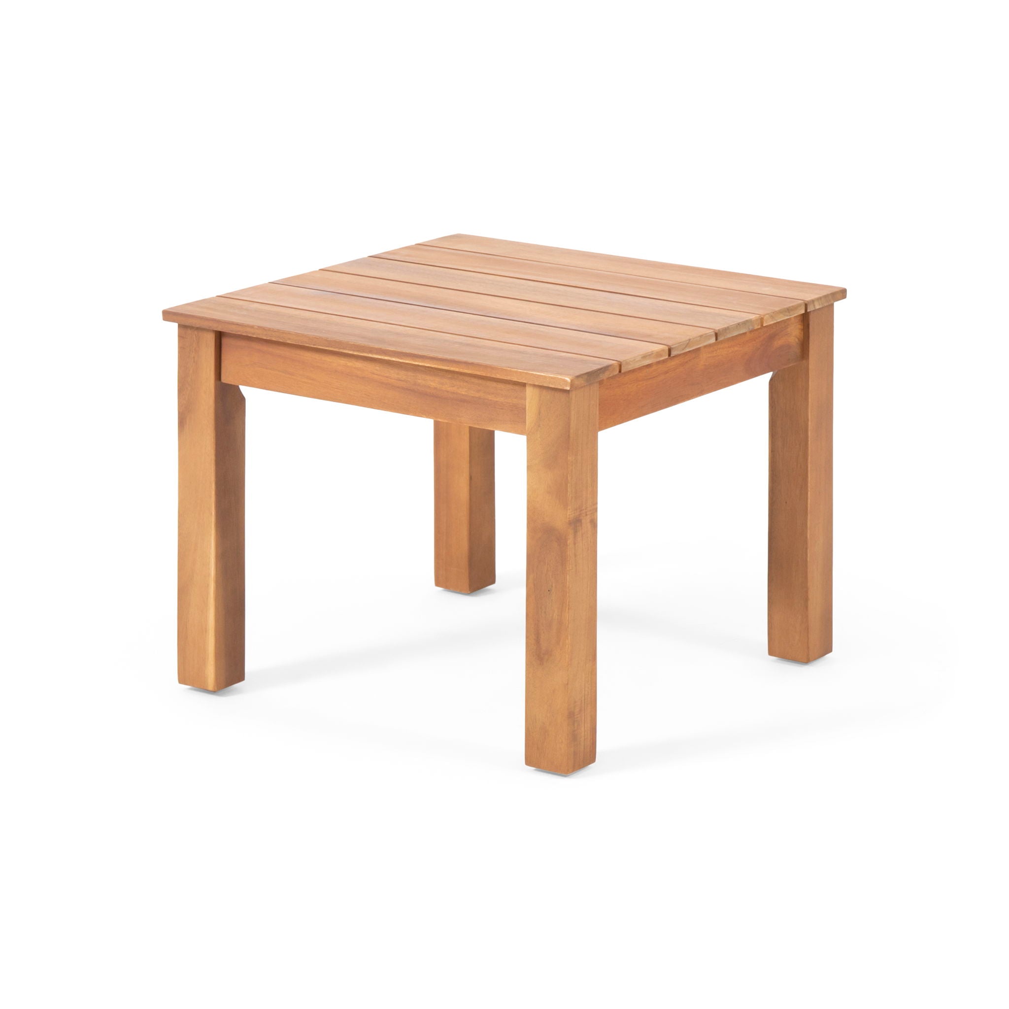 Halcyon - Outdoor Side Table With Slat Design