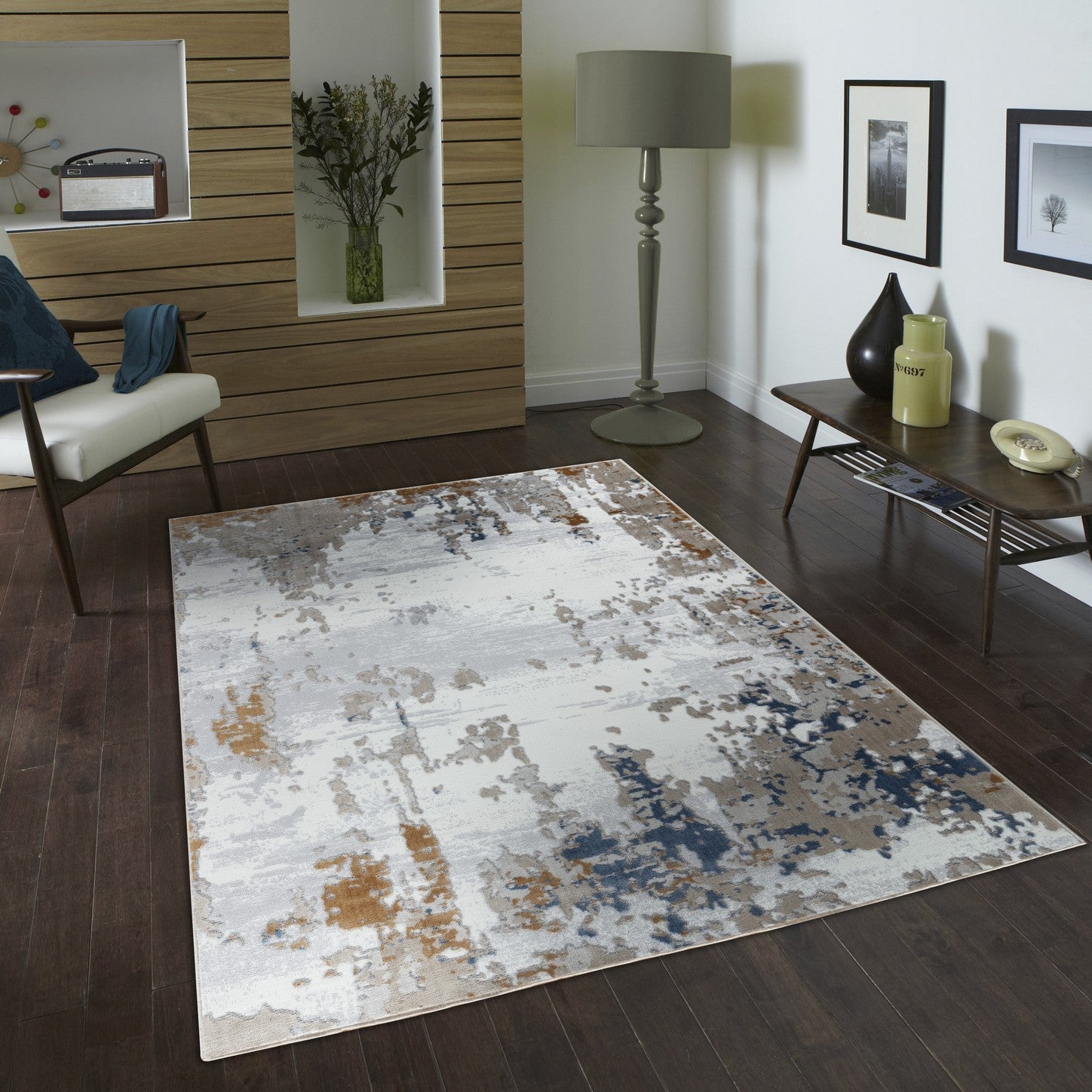 Textures GC_ART2003 Multi 5 ft. 3 in. x 7 ft. Area Rug