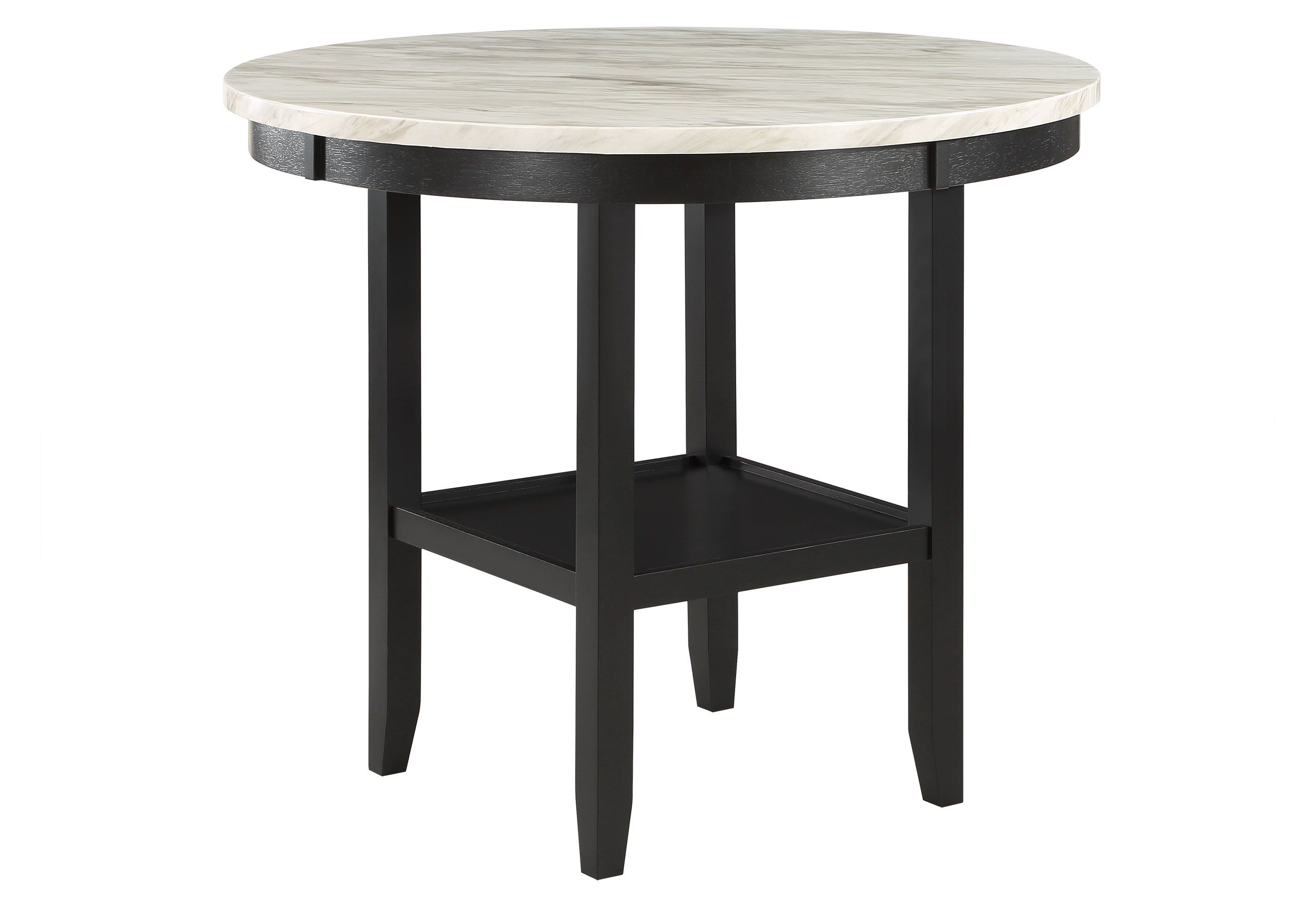 D40011 Bar Table And Four D1622 Bar Stools - Dark Gray