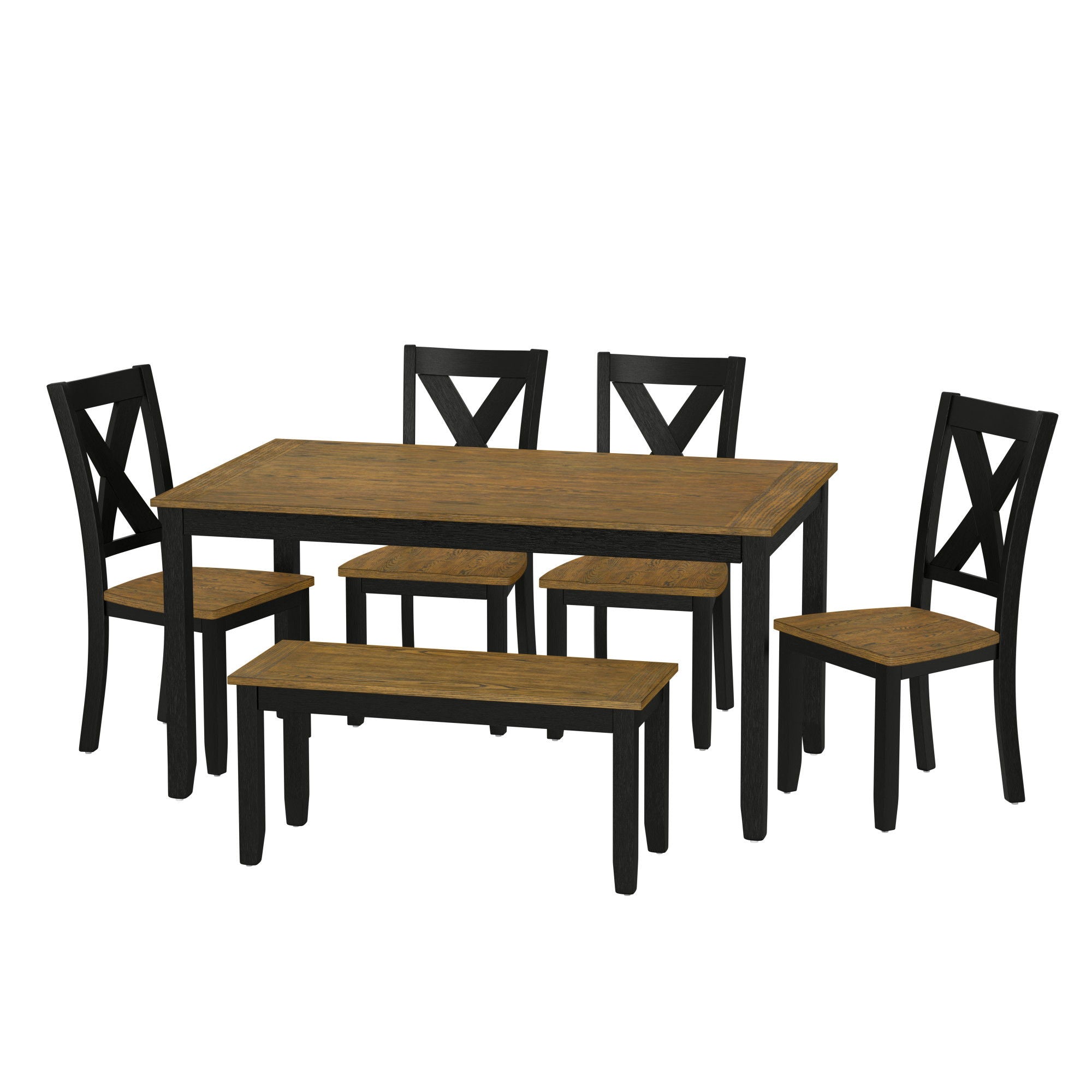 Radiant - 6 Piece Dining Table Set