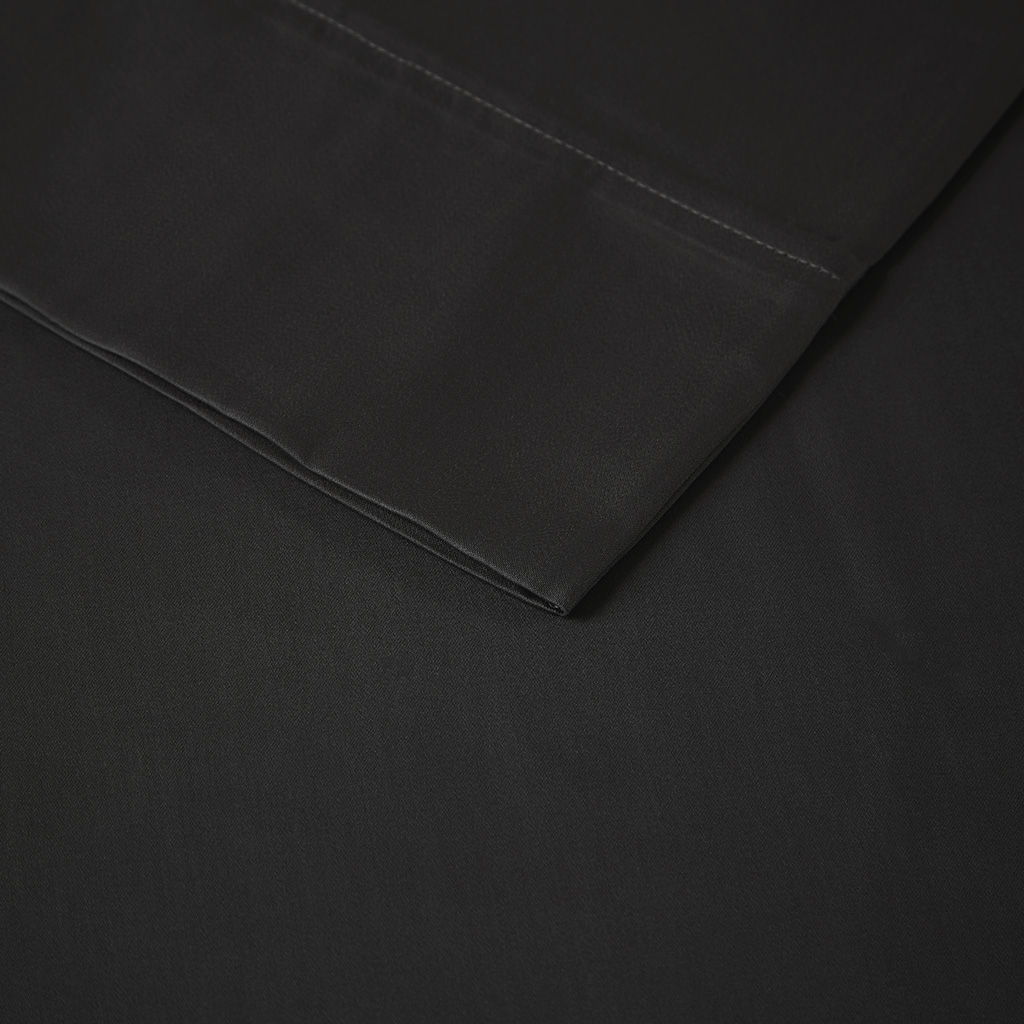 1500 Thread Count - 4 Piece King Blend Sheet Set - Black