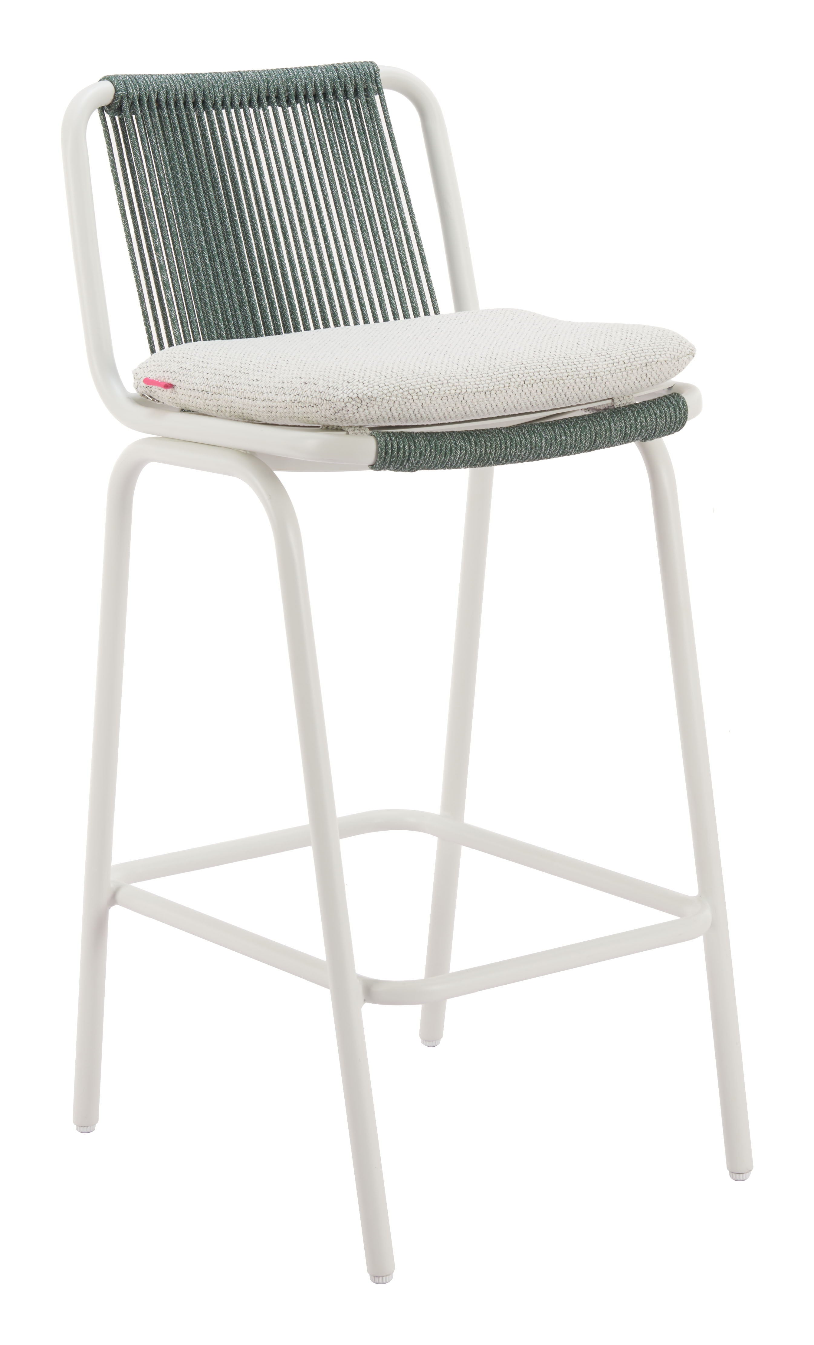 Luft - Outdoor Barstool (Set of 2) - White & Green