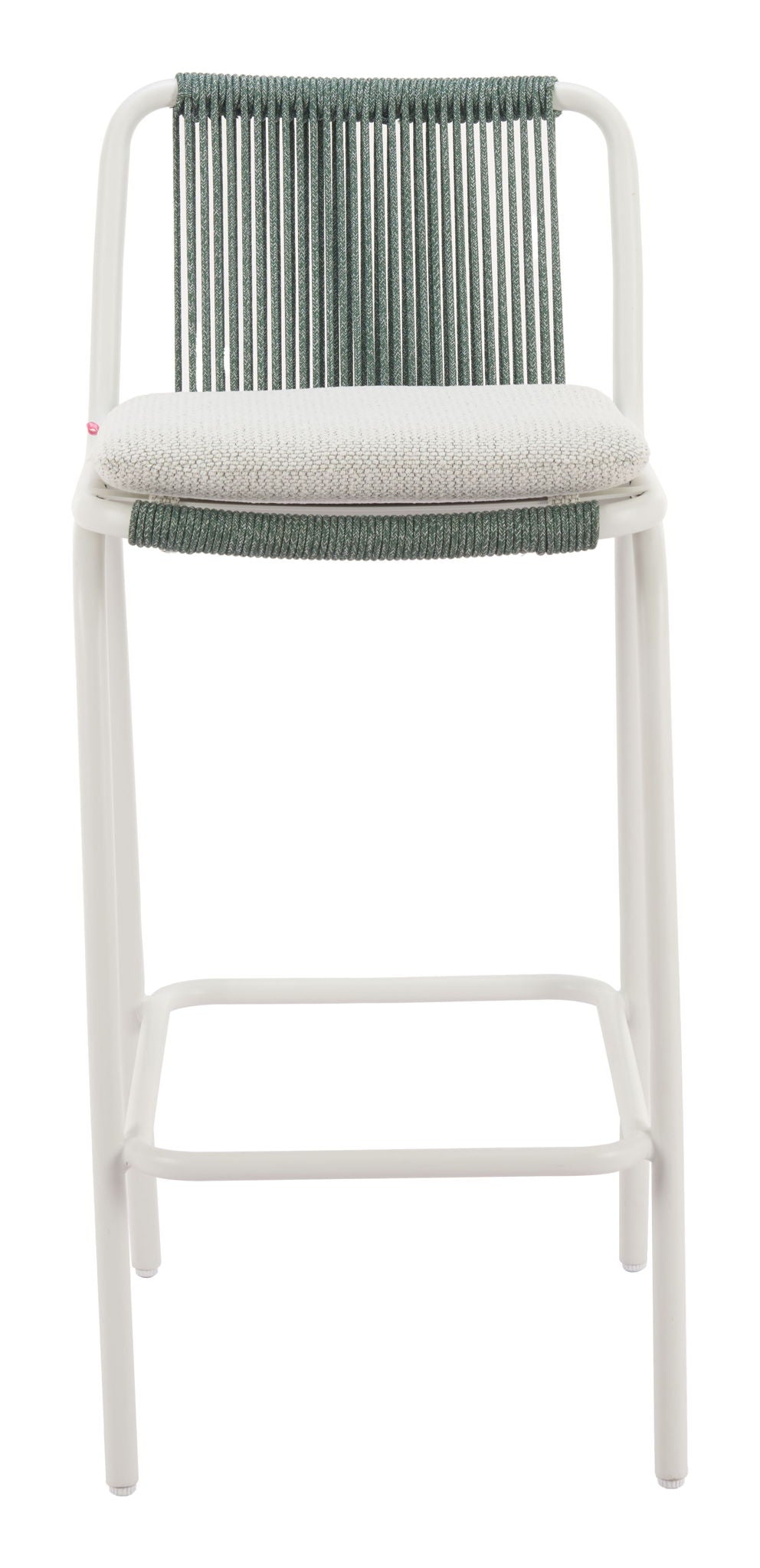 Luft - Outdoor Barstool (Set of 2) - White / Green