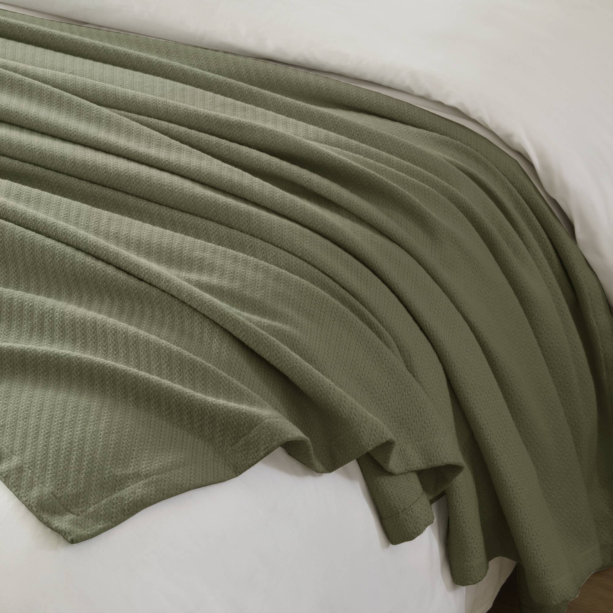 Liquid - King Blanket - Olive Green