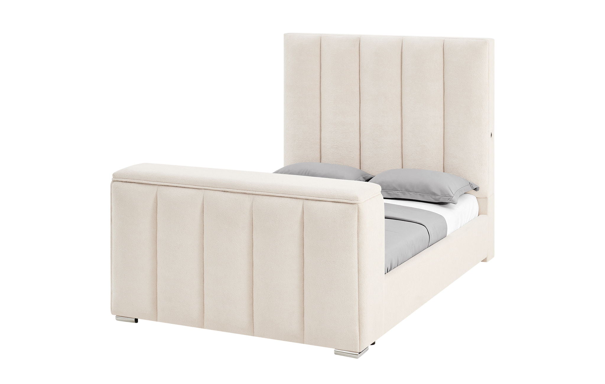 Serenity - Queen Bed Side Rails - Cream / Beige