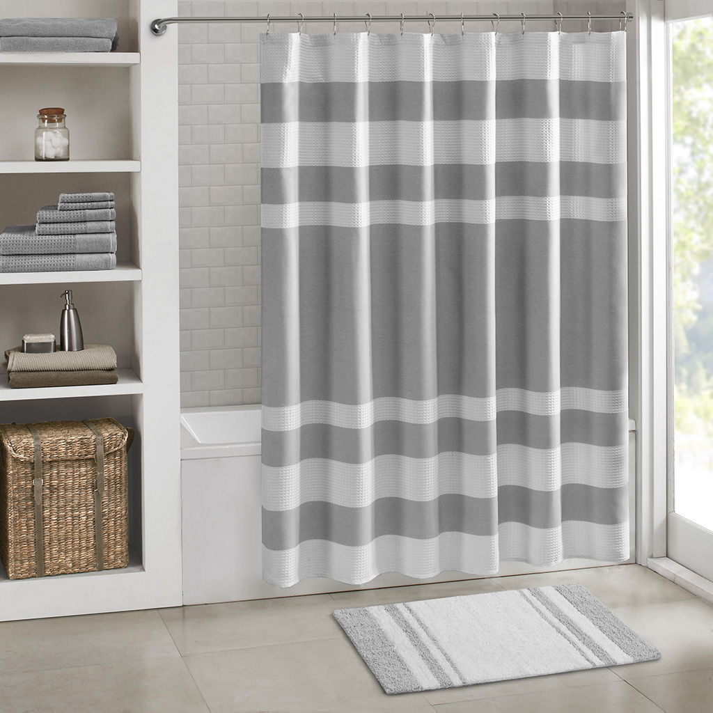 Spa - 24" x 72" Reversible Bath Rug - Gray