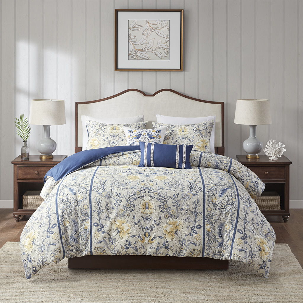 Livia - 5 Piece Duvet Cover Set - Multi