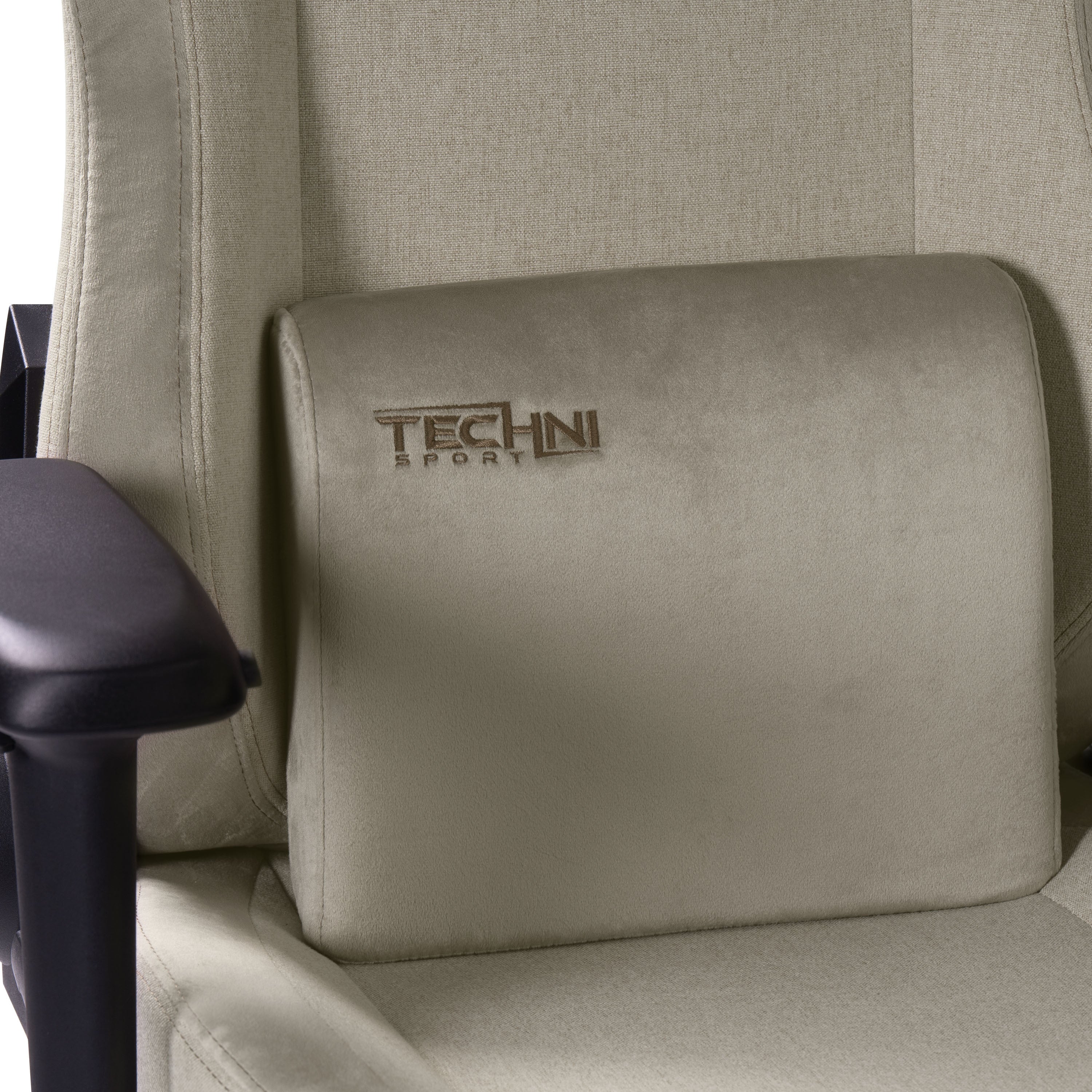 Techni Sport TSF65C Fabric Memory Foam Gaming Chair – Beige