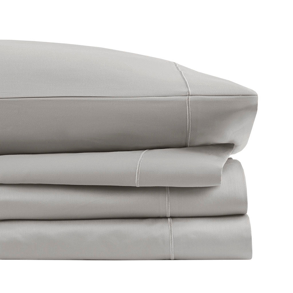 600 Thread Count - King Sheet Set - Light Gray