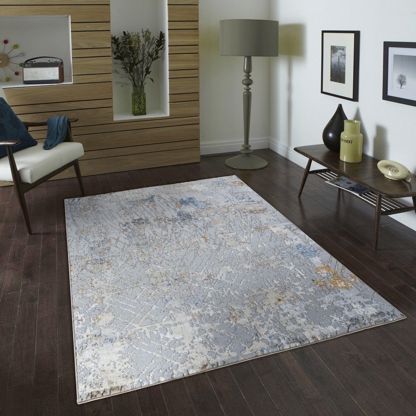 Textures GC_ART2004 Multi 5 ft. 3 in. x 7 ft. Area Rug