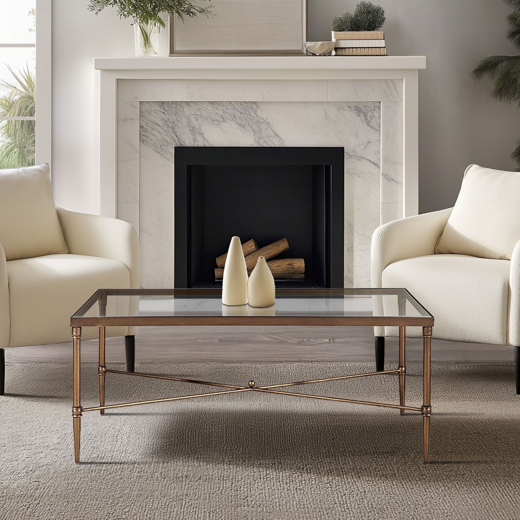 Porter - Rectangle Coffee Table - Bronze