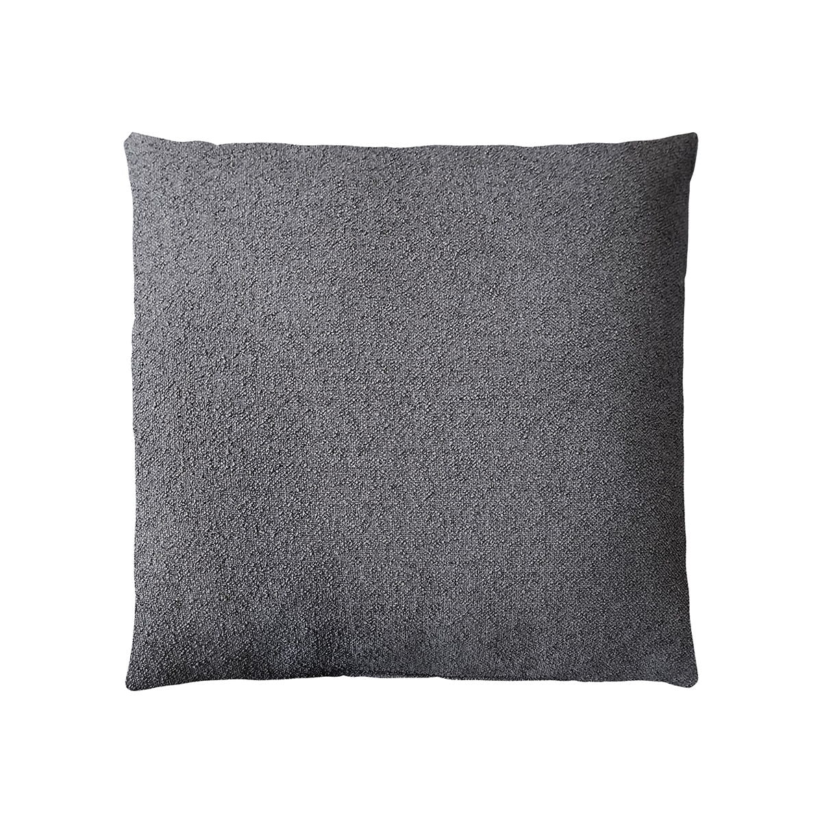 Scarlett - Solid Square Pillow - Dark Gray