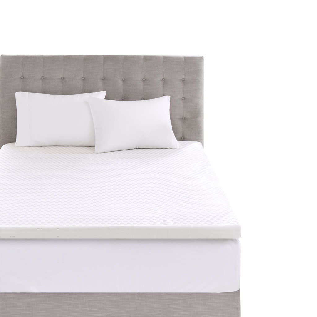 Gel Memory Foam With Cooling Cover Hypoallergenic Mattress Topper - Queen