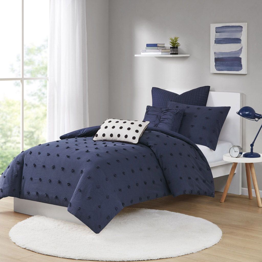 Brooklyn - Comforter Set - Indigo Blue